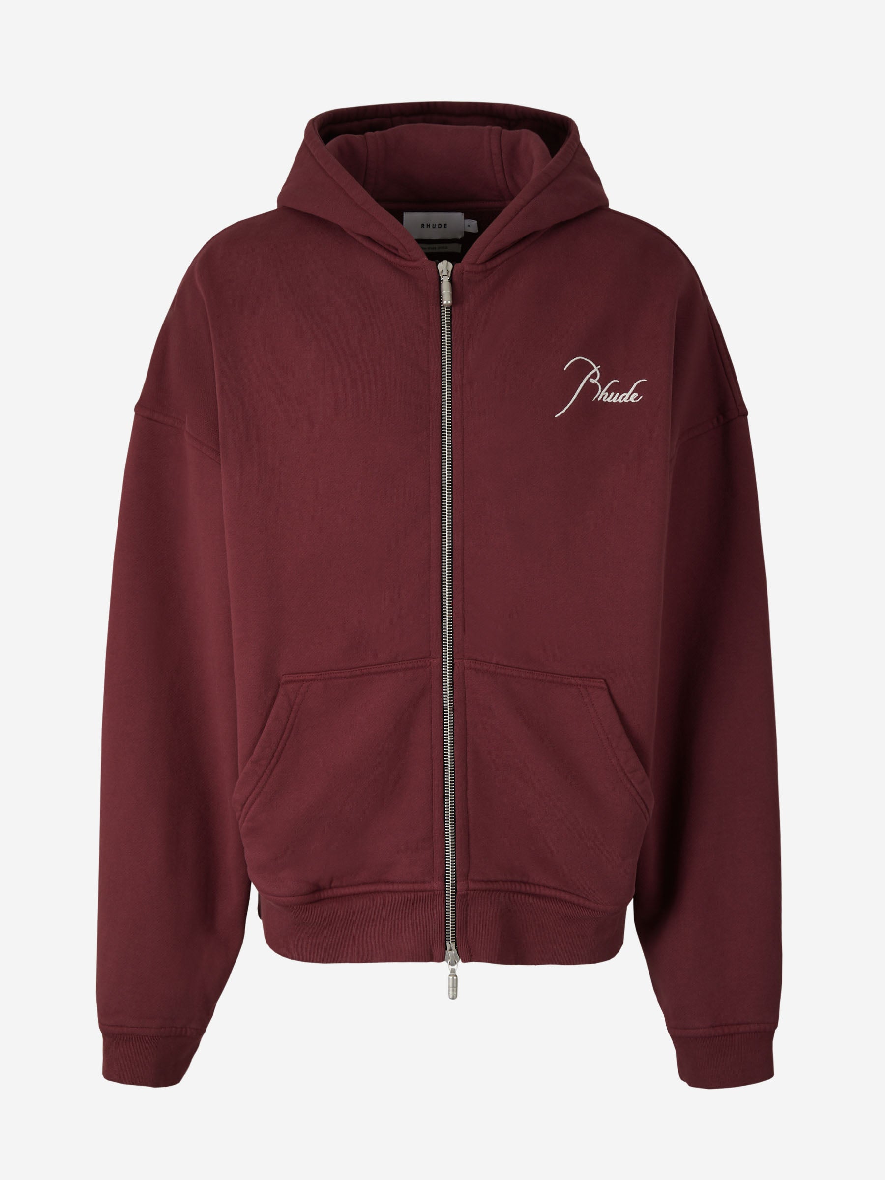 Rhude Sudadera Logo Algodón color Burdeos sku 545-001070 01 - Foto 1