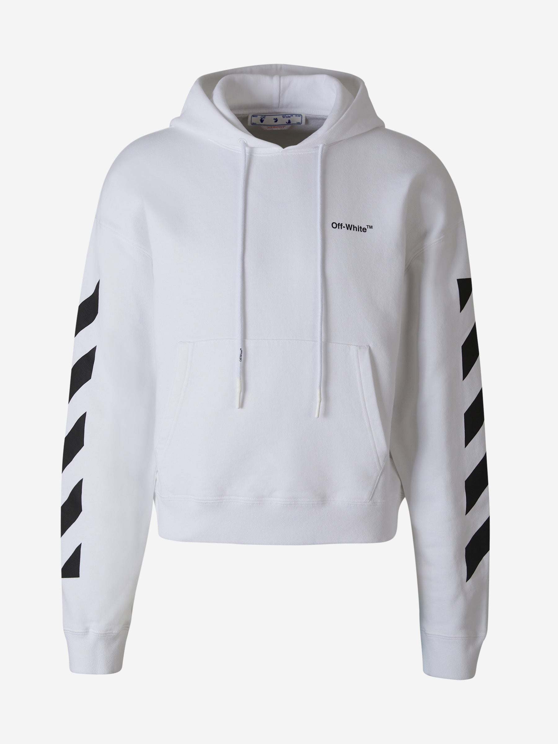 Off-White Sudadera Logo Diagonales color Blanco sku 545-001075 01 - Foto 1