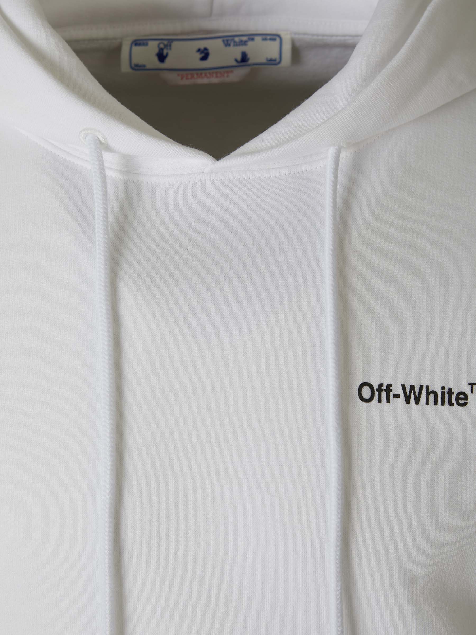 Off-White Sudadera Logo Diagonales color Blanco sku 545-001075 01 - Foto 4