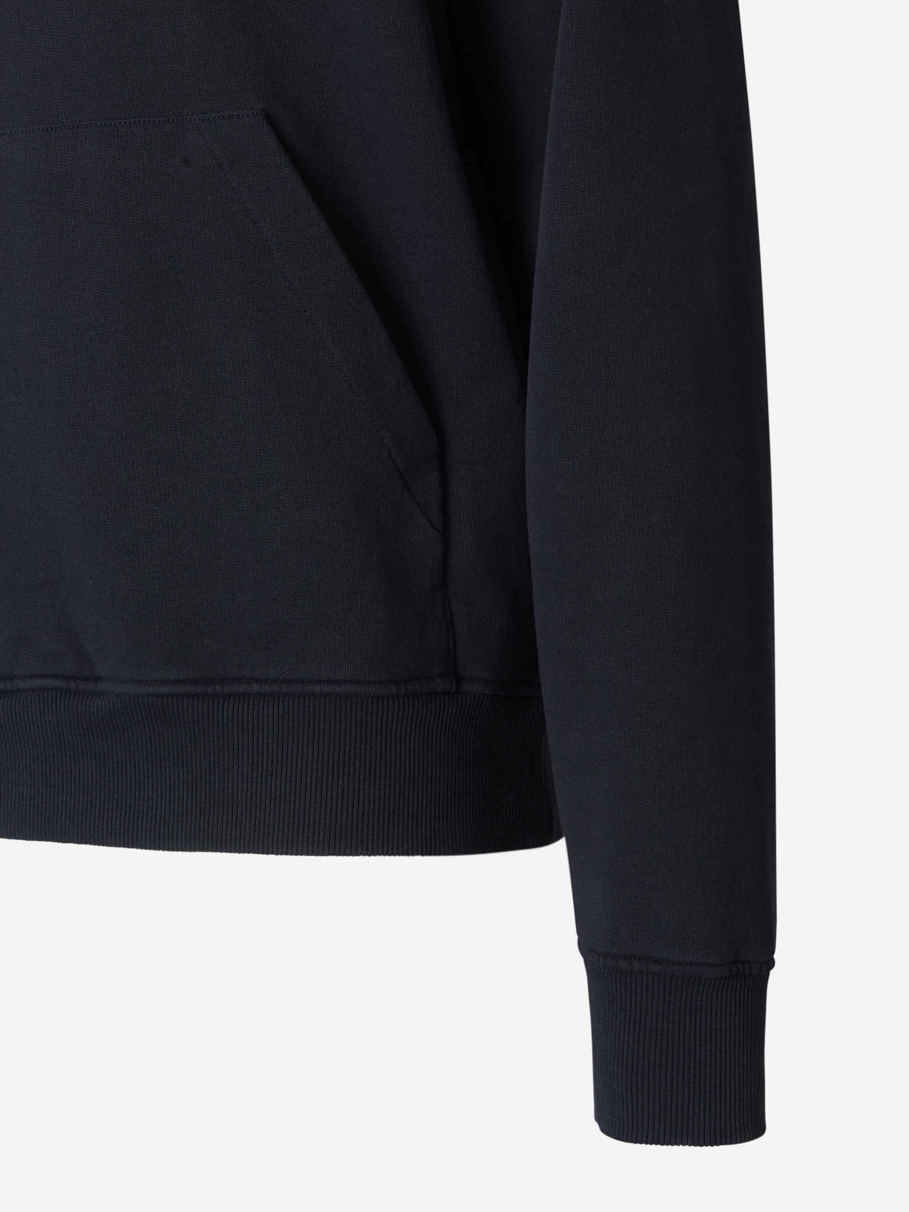 Outlet online Ami Paris Hombre Sudadera Capucha Logo color Negro sku 545-001171 01 - Foto 4