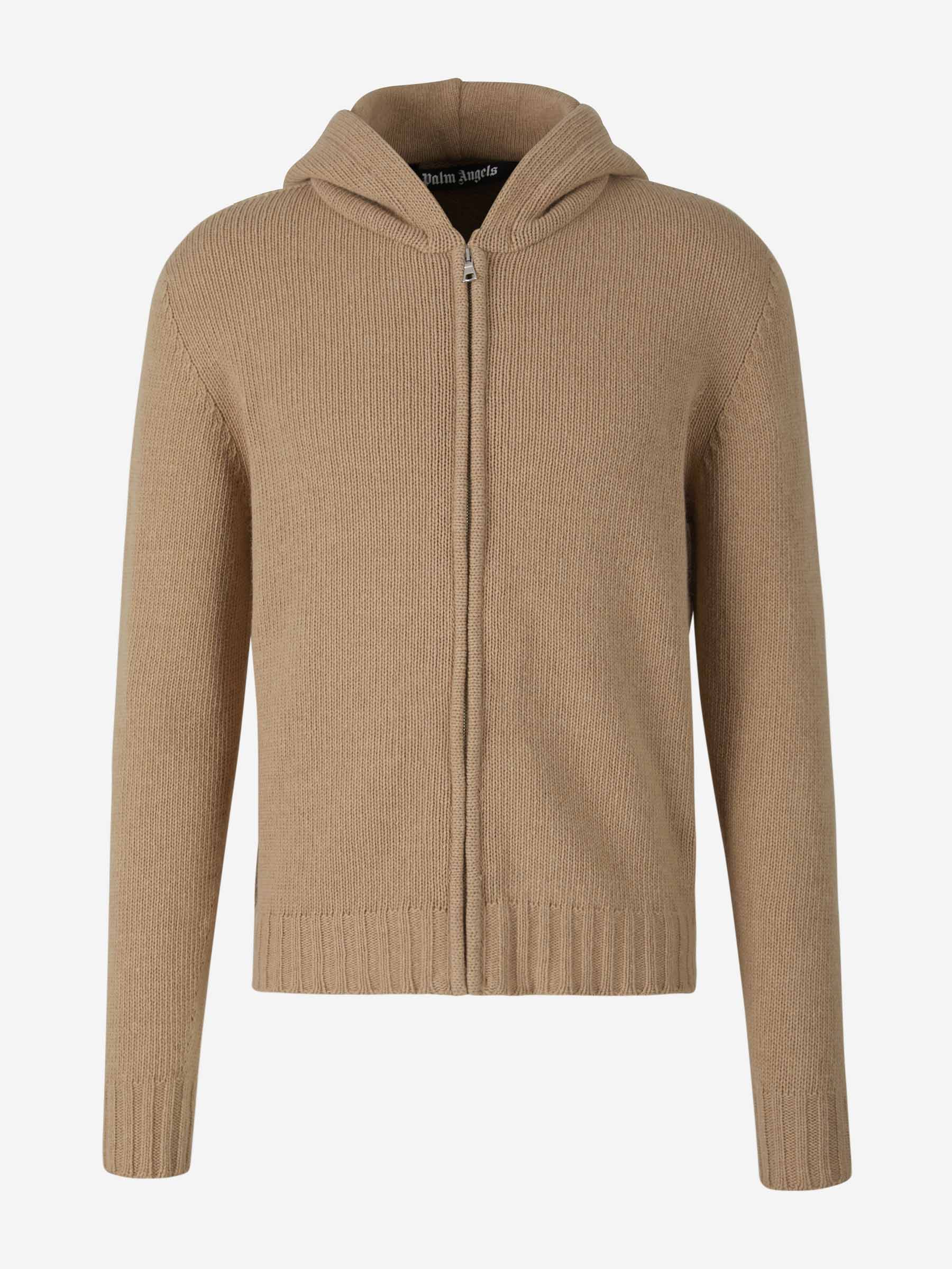 Palm Angels Sudadera Punto Lana color Beis sku 545-001176 01 - Foto 1