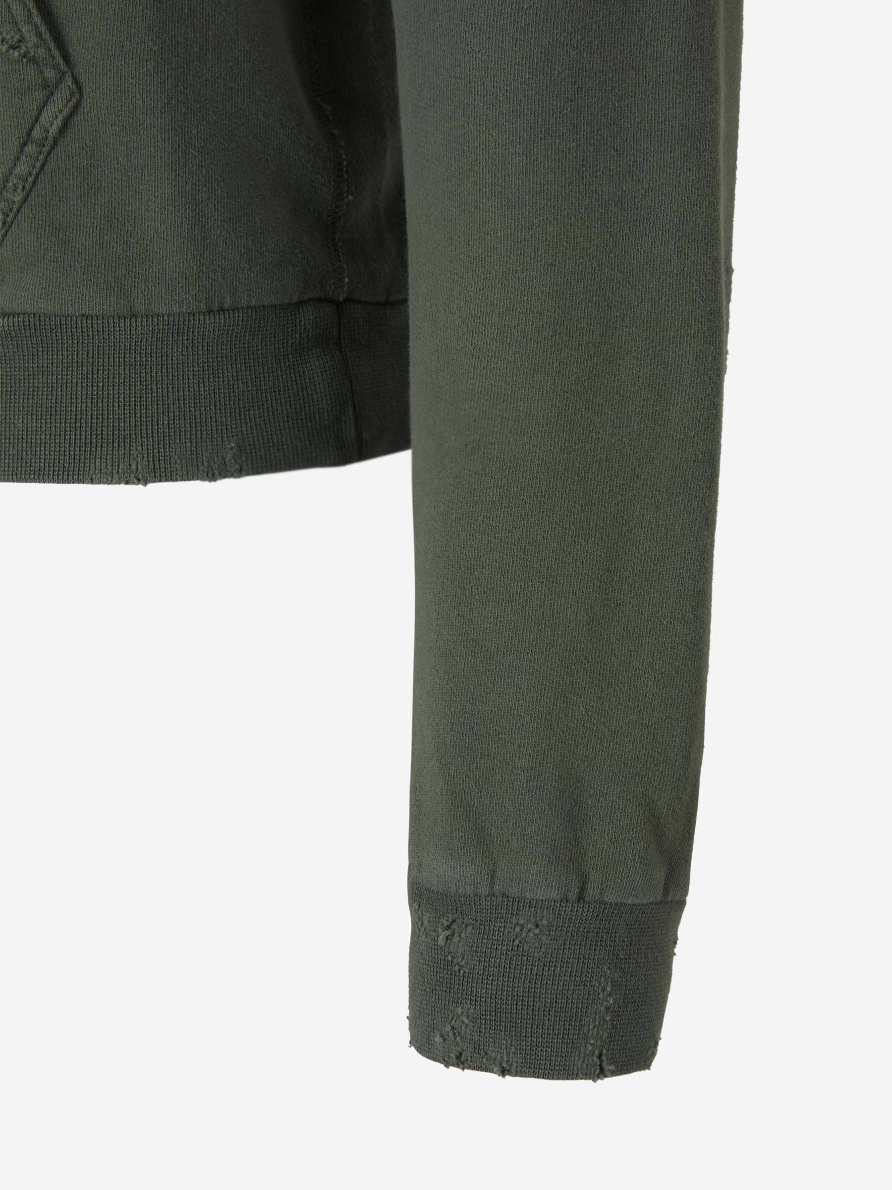 Palm Angels Sudadera Algodón Logo color Verde Militar sku 545-001184 01 - Foto 4
