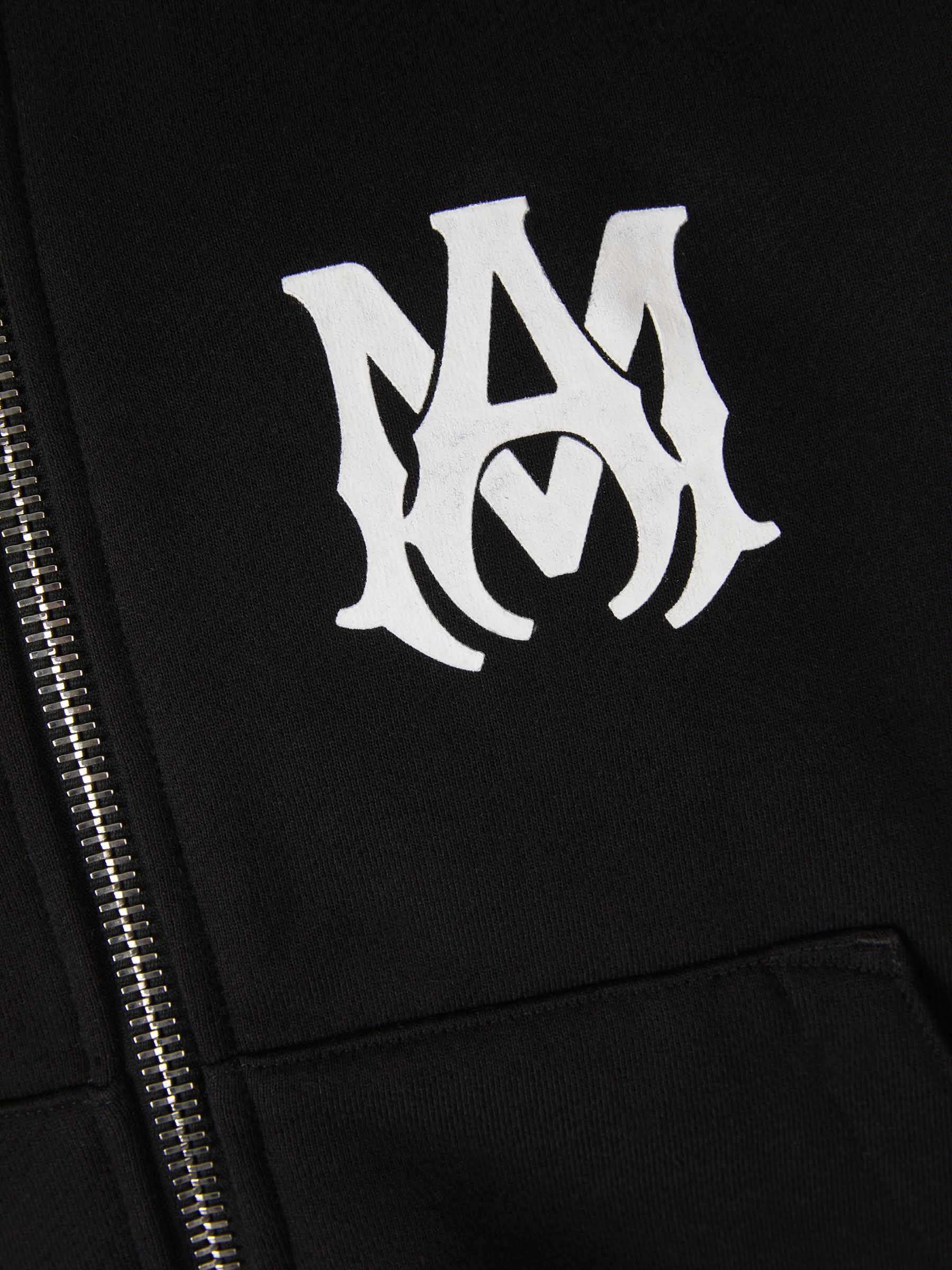 Outlet online Amiri Hombre Sudadera Algodón Cremallera color Negro sku 545-001215 01 - Foto 4
