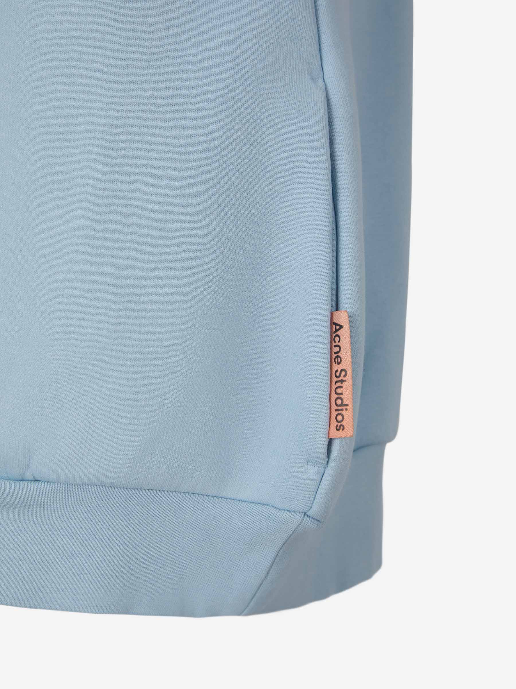 Outlet online Acne Studios Hombre Sudadera Algodón Logo color Azul Cielo sku 545-001231 01 - Foto 4