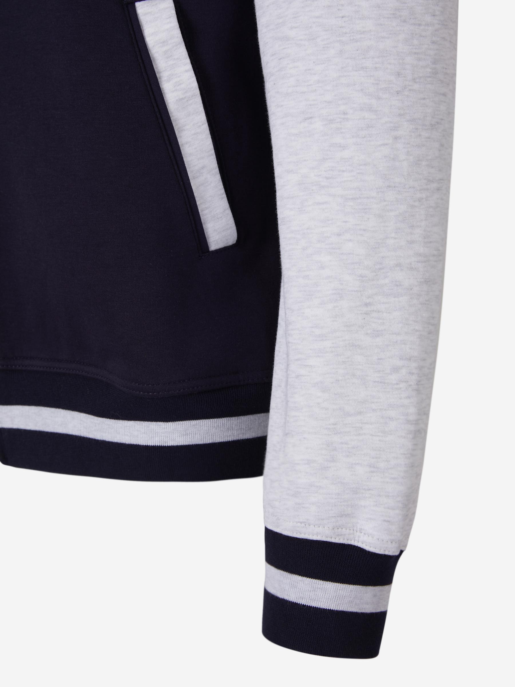 Outlet online Brunello Cucinelli Hombre Sudadera Mangas Contraste color Azul Noche sku 545-001238 01 - Foto 5