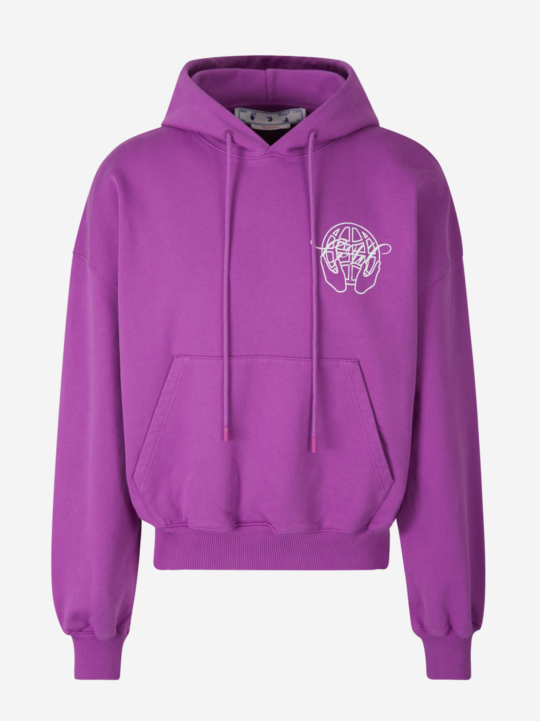Outlet online Off-White Hombre Sudadera Hands Arrow color Púrpura Oscuro sku 545-001257 01 - Foto 1