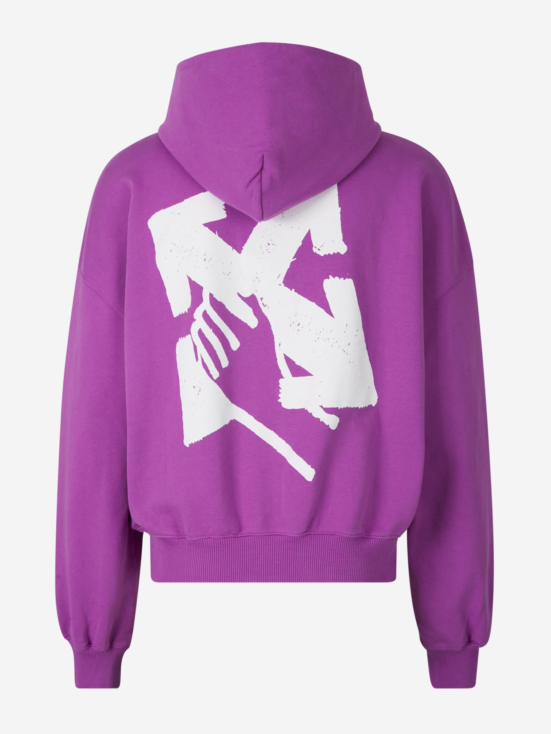 Outlet online Off-White Hombre Sudadera Hands Arrow color Púrpura Oscuro sku 545-001257 01 - Foto 2
