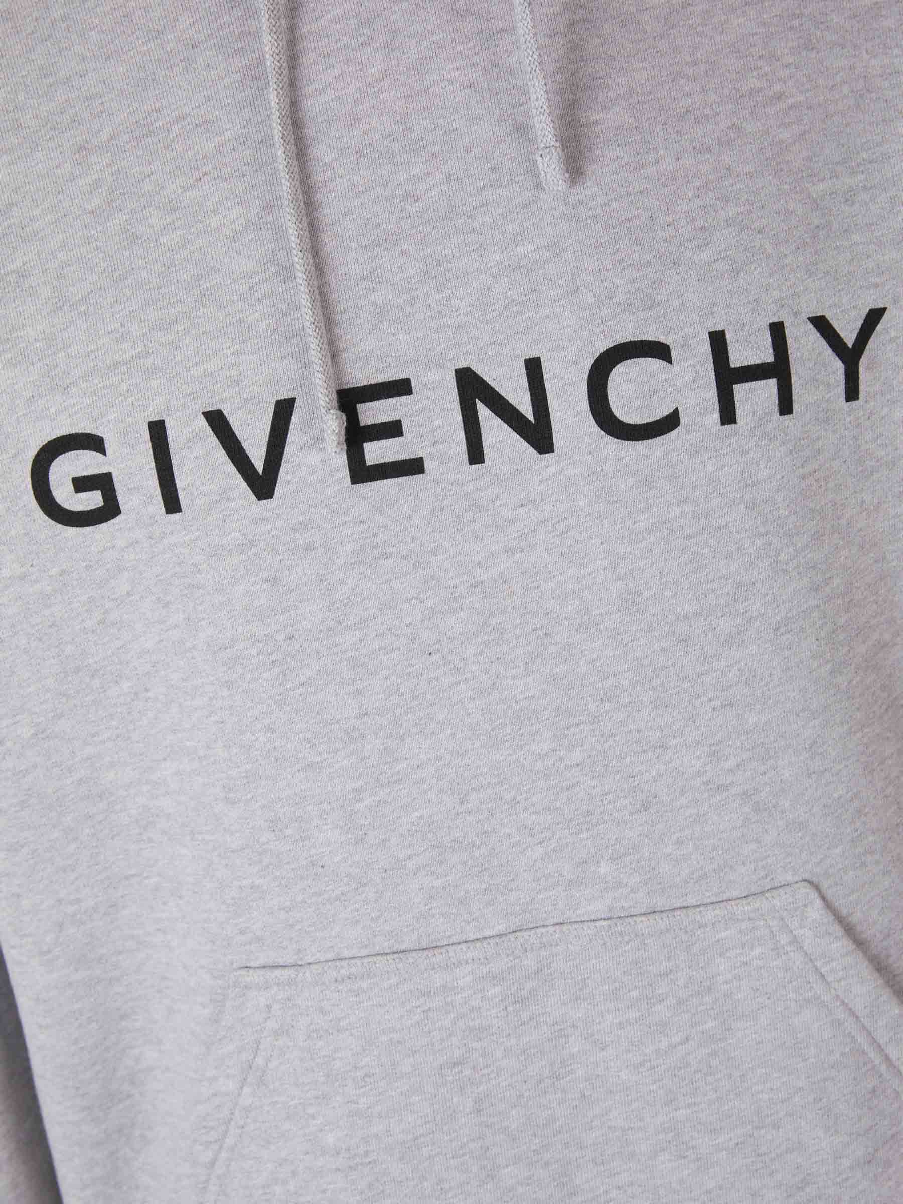 Outlet online Givenchy Hombre Sudadera Logo Estampado color Gris Claro sku 545-001261 01 - Foto 4