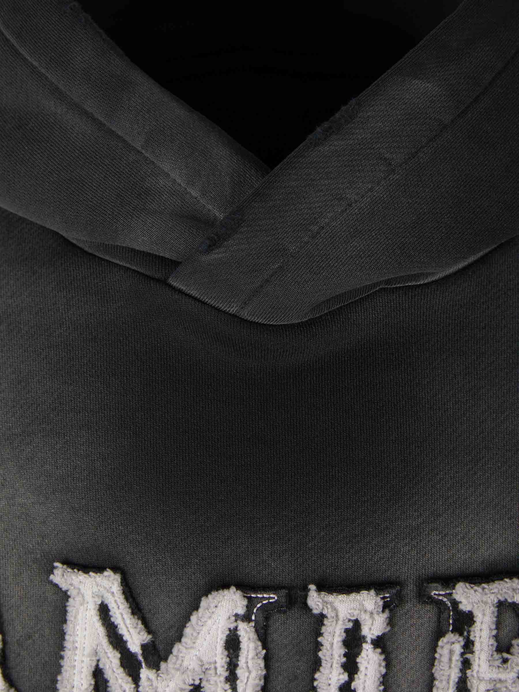 Outlet online Amiri Hombre Sudadera Capucha Logo color Negro sku 545-001271 01 - Foto 3