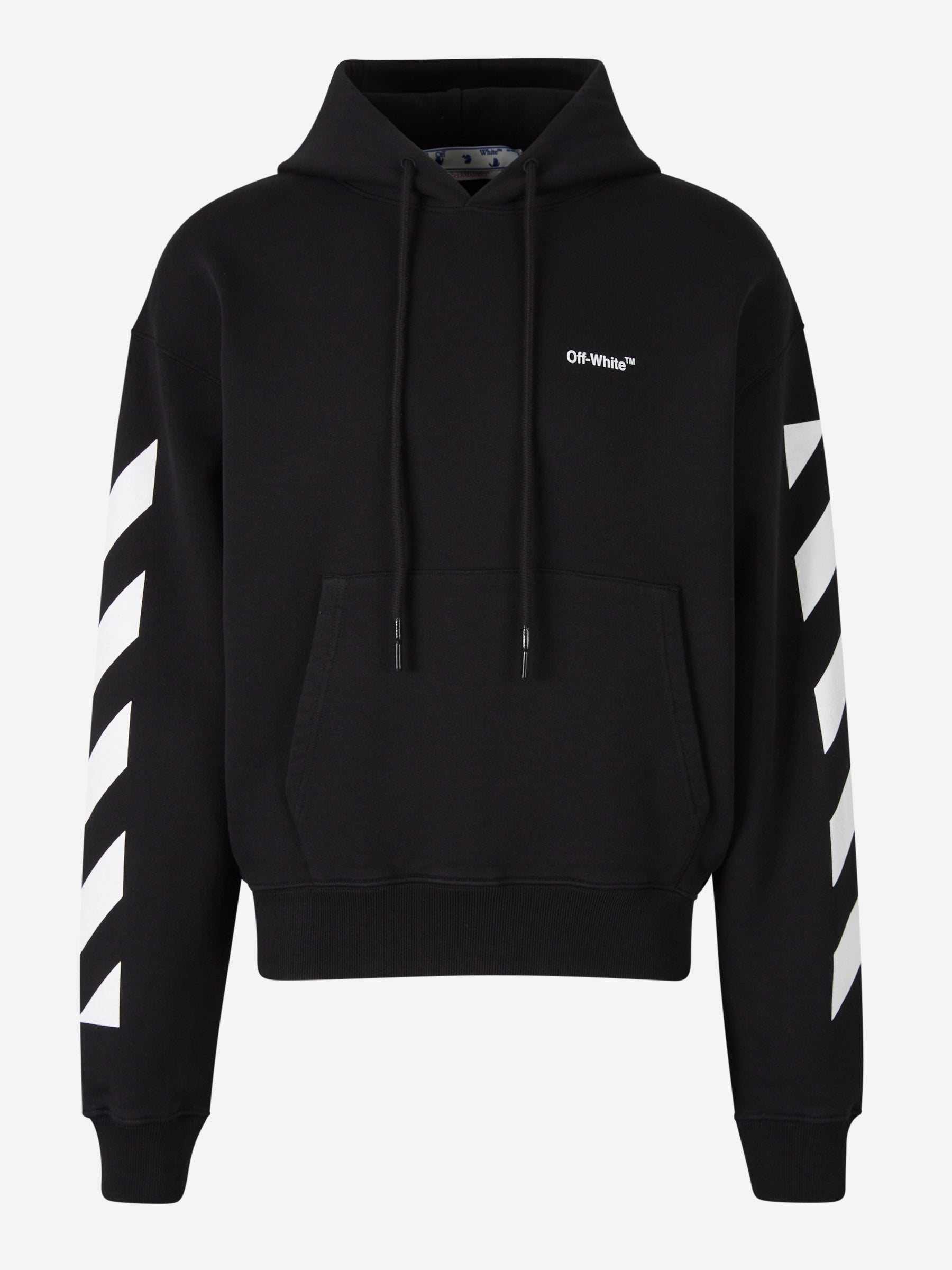 Outlet online Off-White Hombre Sudadera Rayas Diagonales color Negro sku 545-001278 01 - Foto 1