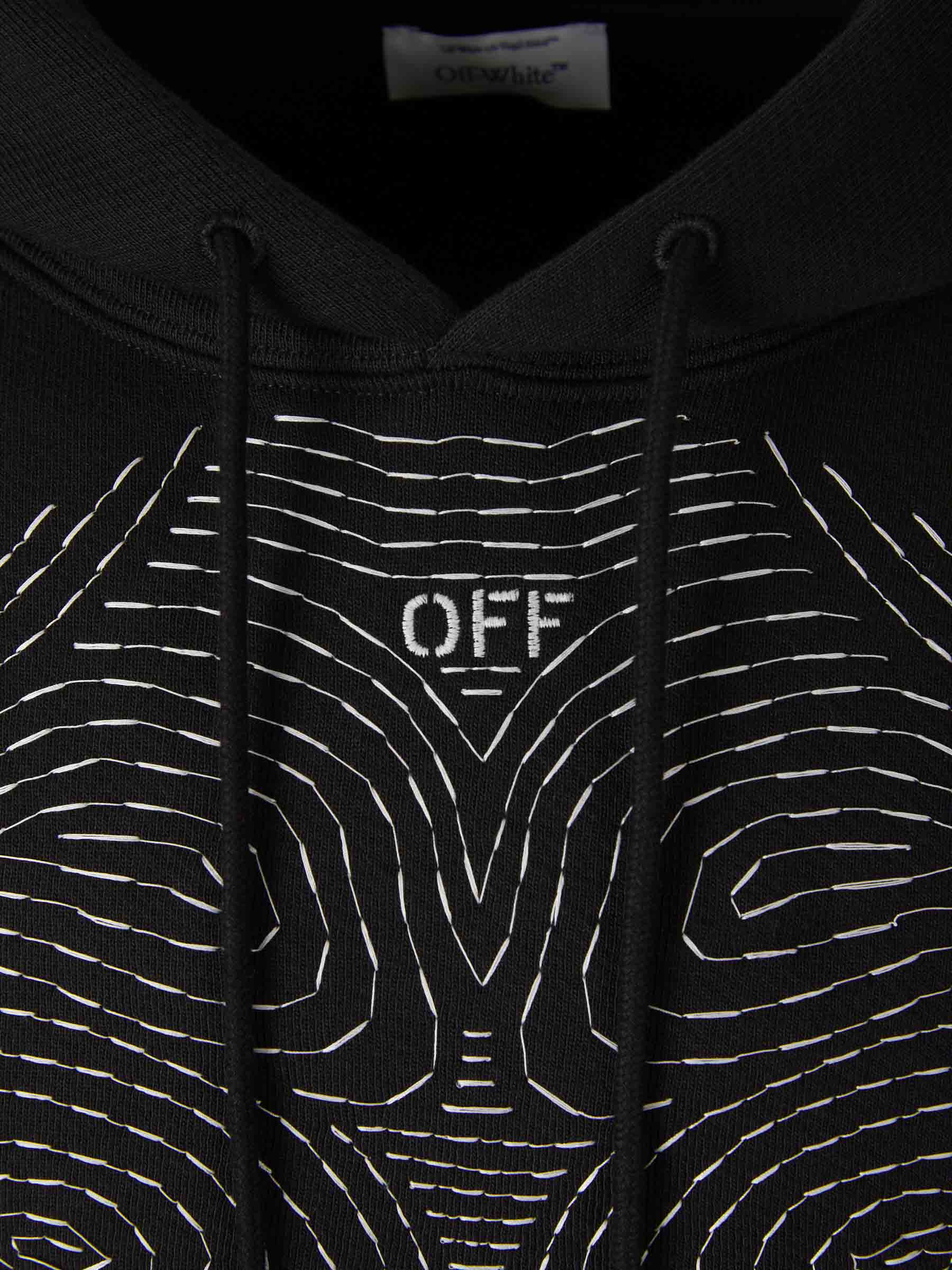 Outlet online Off-White Hombre Sudadera Capucha Skate color Negro sku 545-001280 02 - Foto 3