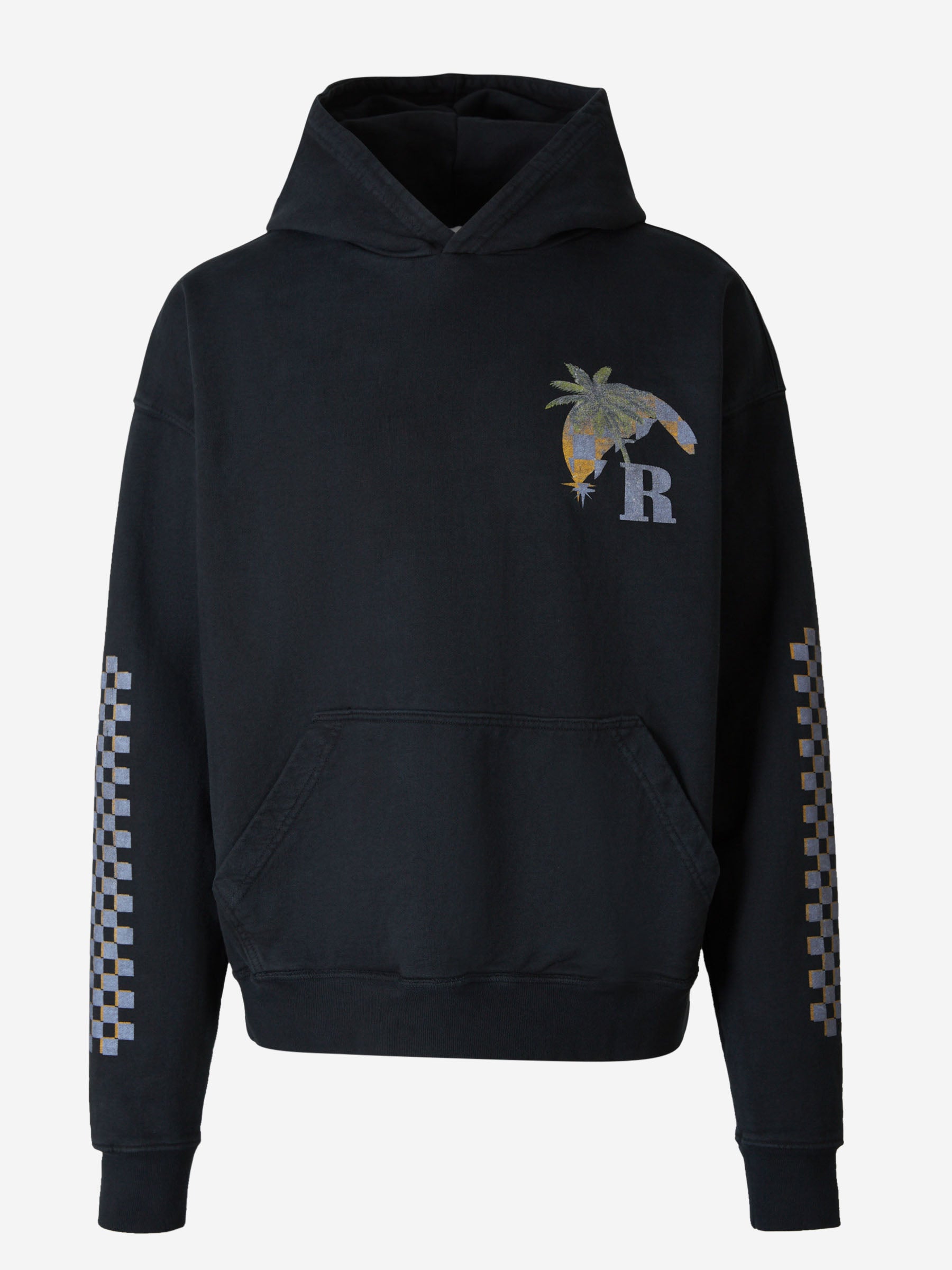 Rhude Sudadera Moonlight Tropics color Negro sku 545-001288 01 - Foto 1