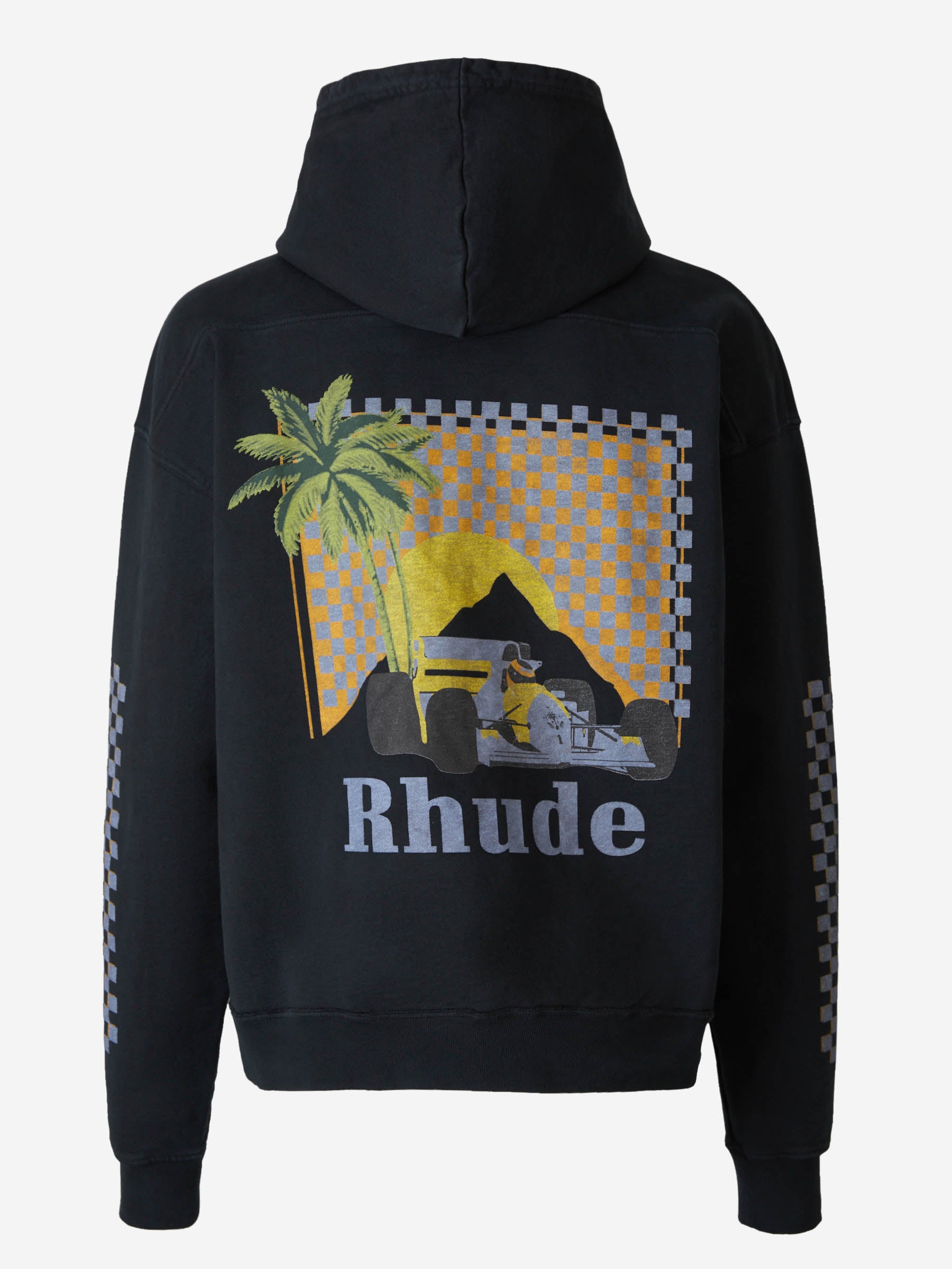 Rhude Sudadera Moonlight Tropics color Negro sku 545-001288 01 - Foto 2