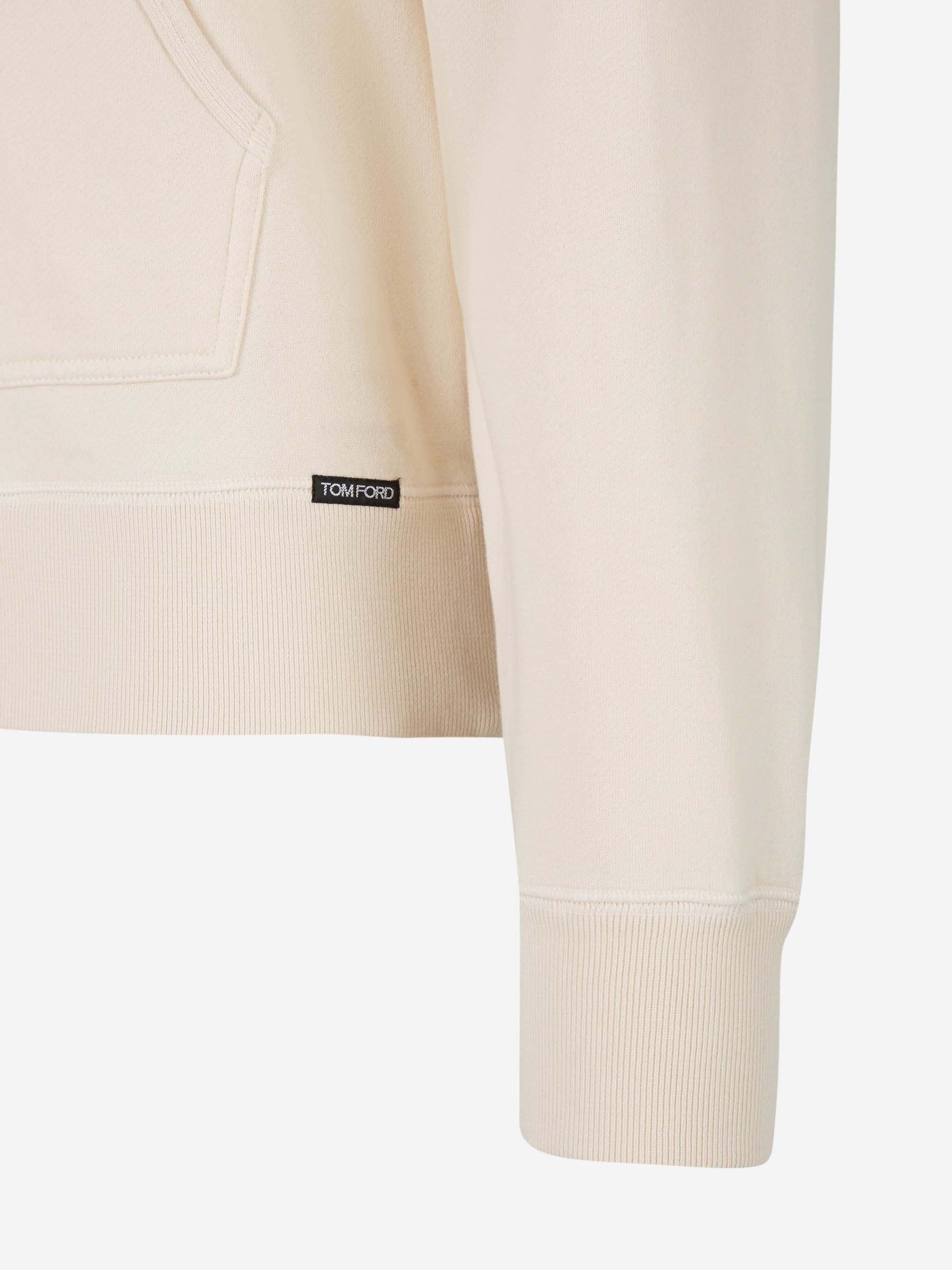 Outlet online Tom Ford Hombre Sudadera Lisa Algodón color Beis sku 545-001291 01 - Foto 4