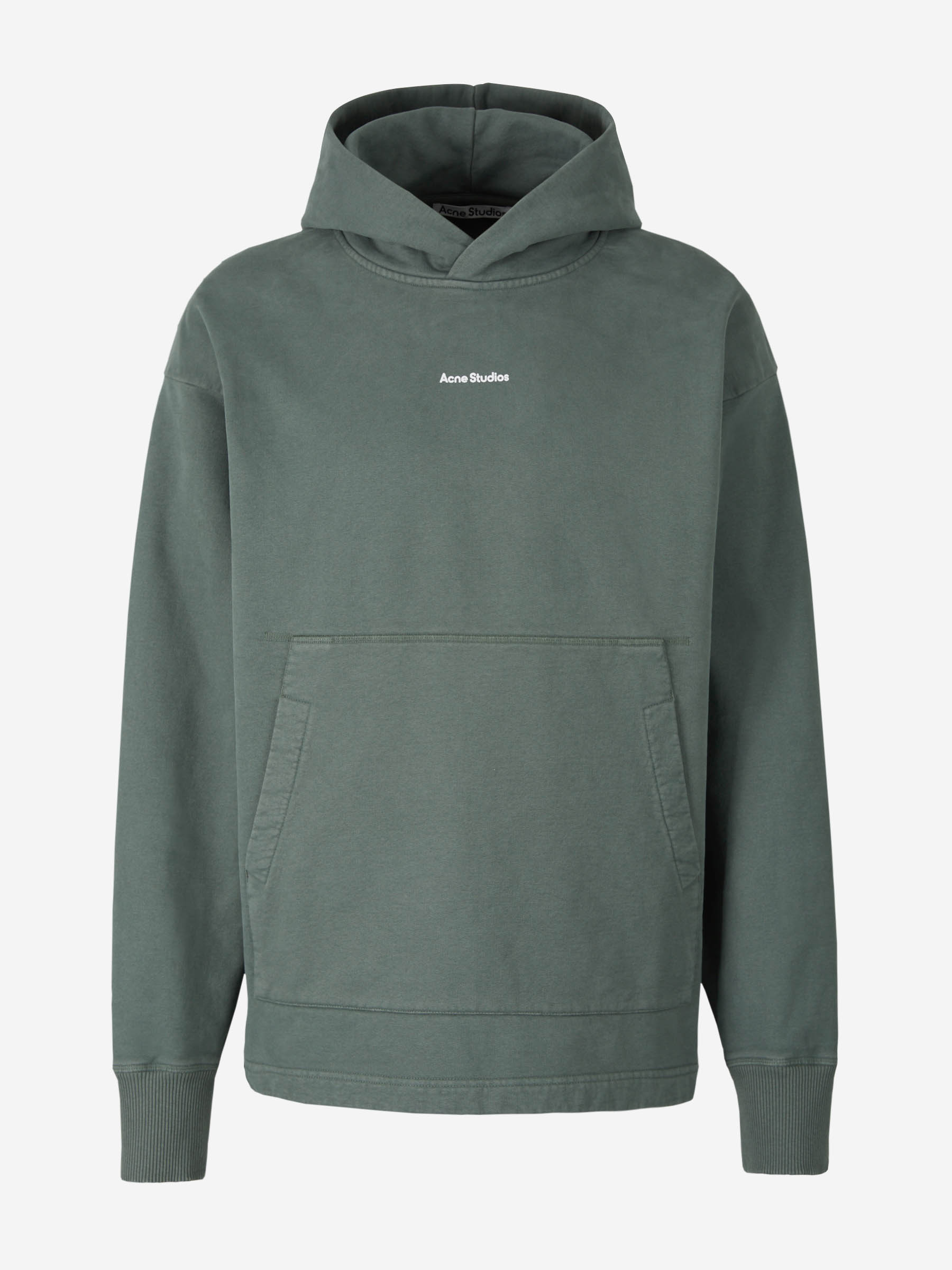 Outlet online Acne Studios Hombre Sudadera Logo Capucha color Gris Piedra sku 545-001299 01 - Foto 1