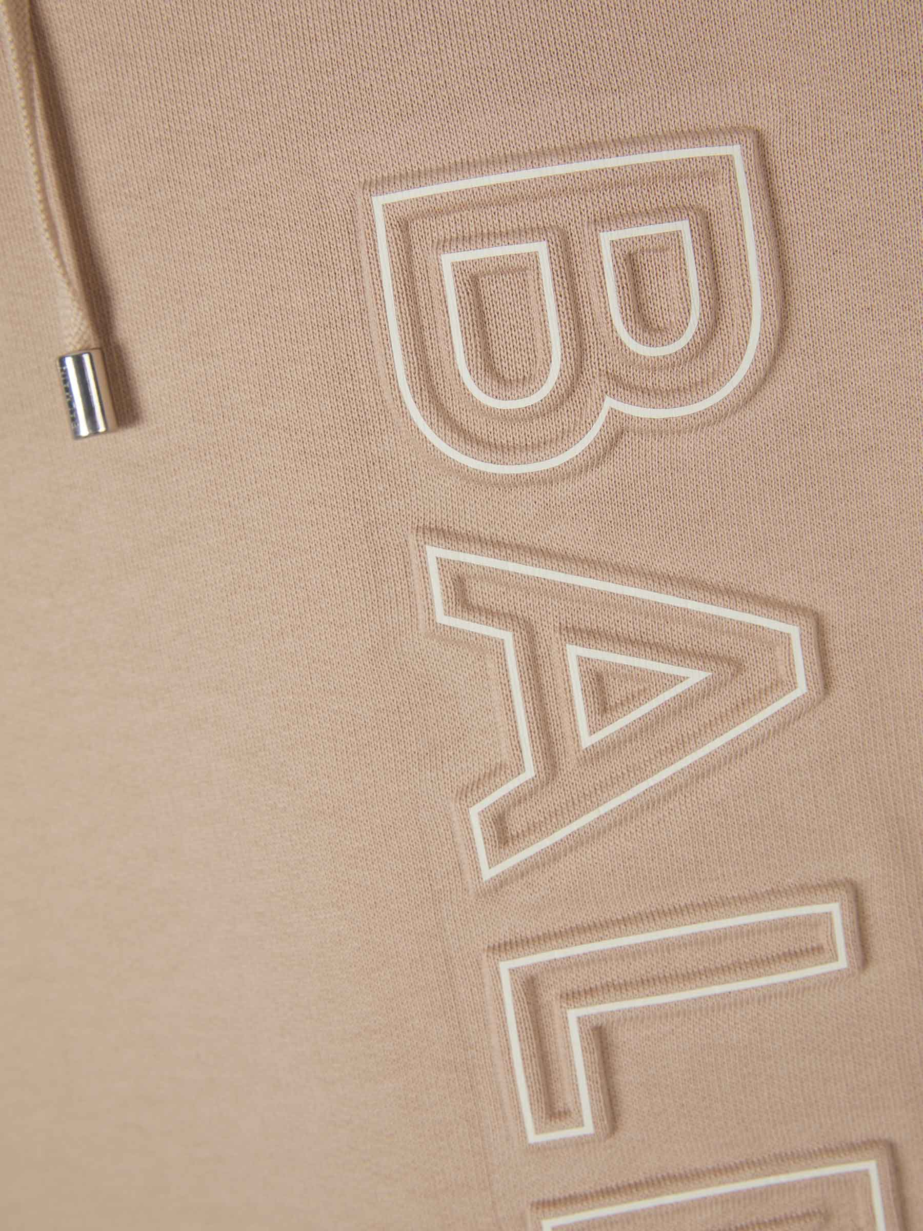 Outlet online Balmain Hombre Sudadera Logo Relieve color Arena sku 545-001306 01 - Foto 4