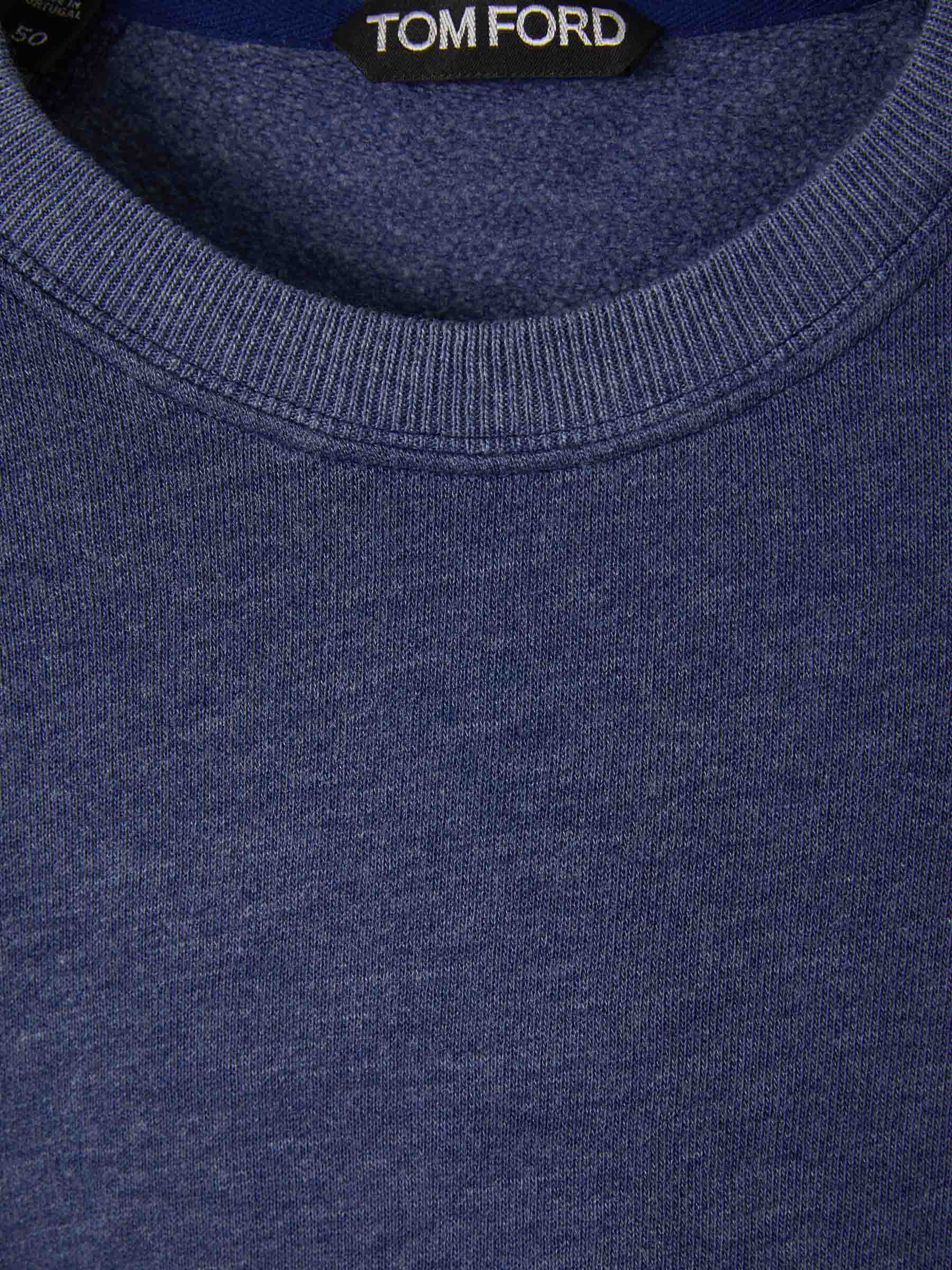 Tom Ford Sudadera Crewneck Vintage color Azul Noche sku 545-001374 01 - Foto 1