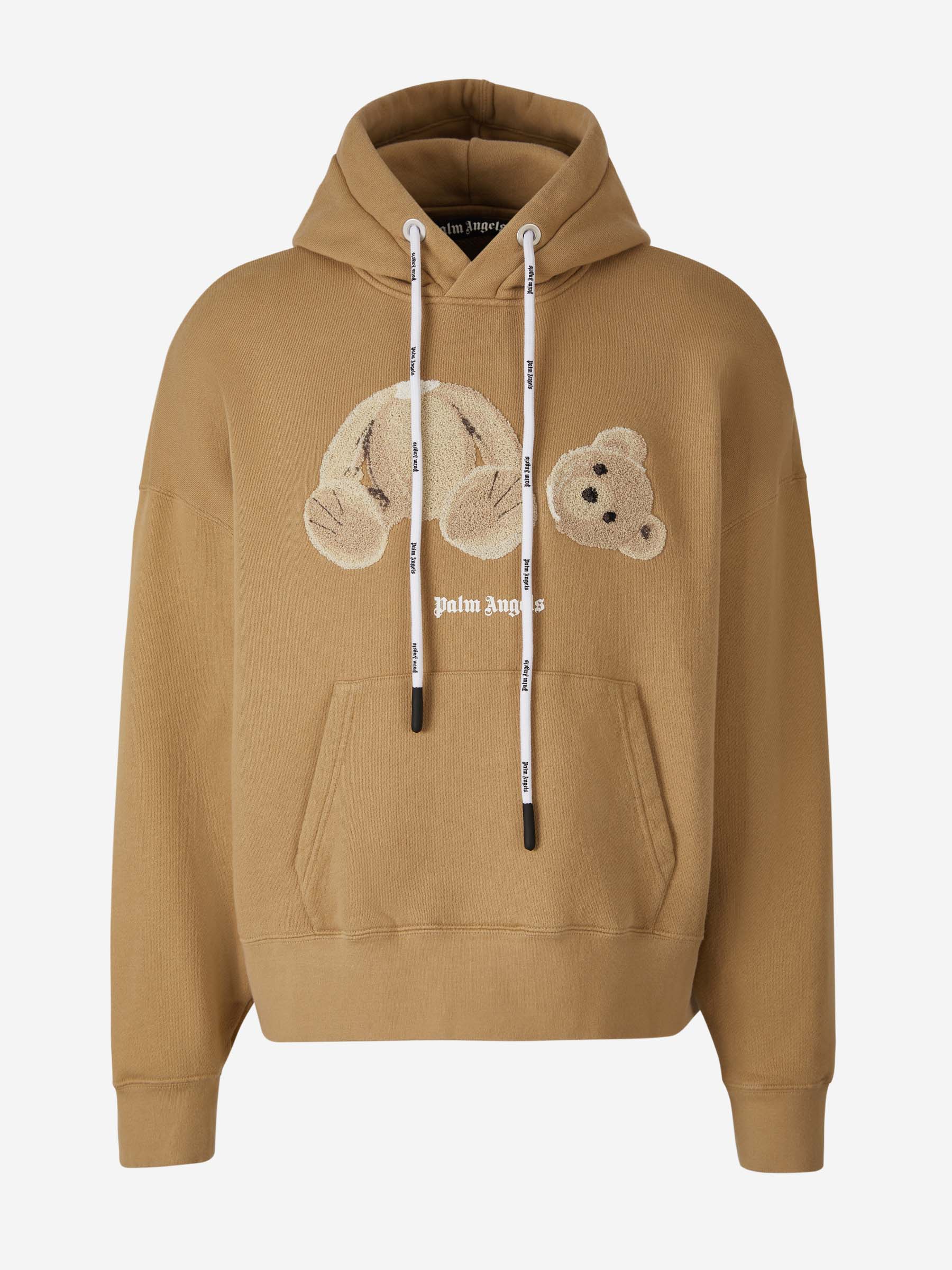 Outlet online Palm Angels Hombre Sudadera Oso Relieve color Caramelo sku 545-001425 01 - Foto 1