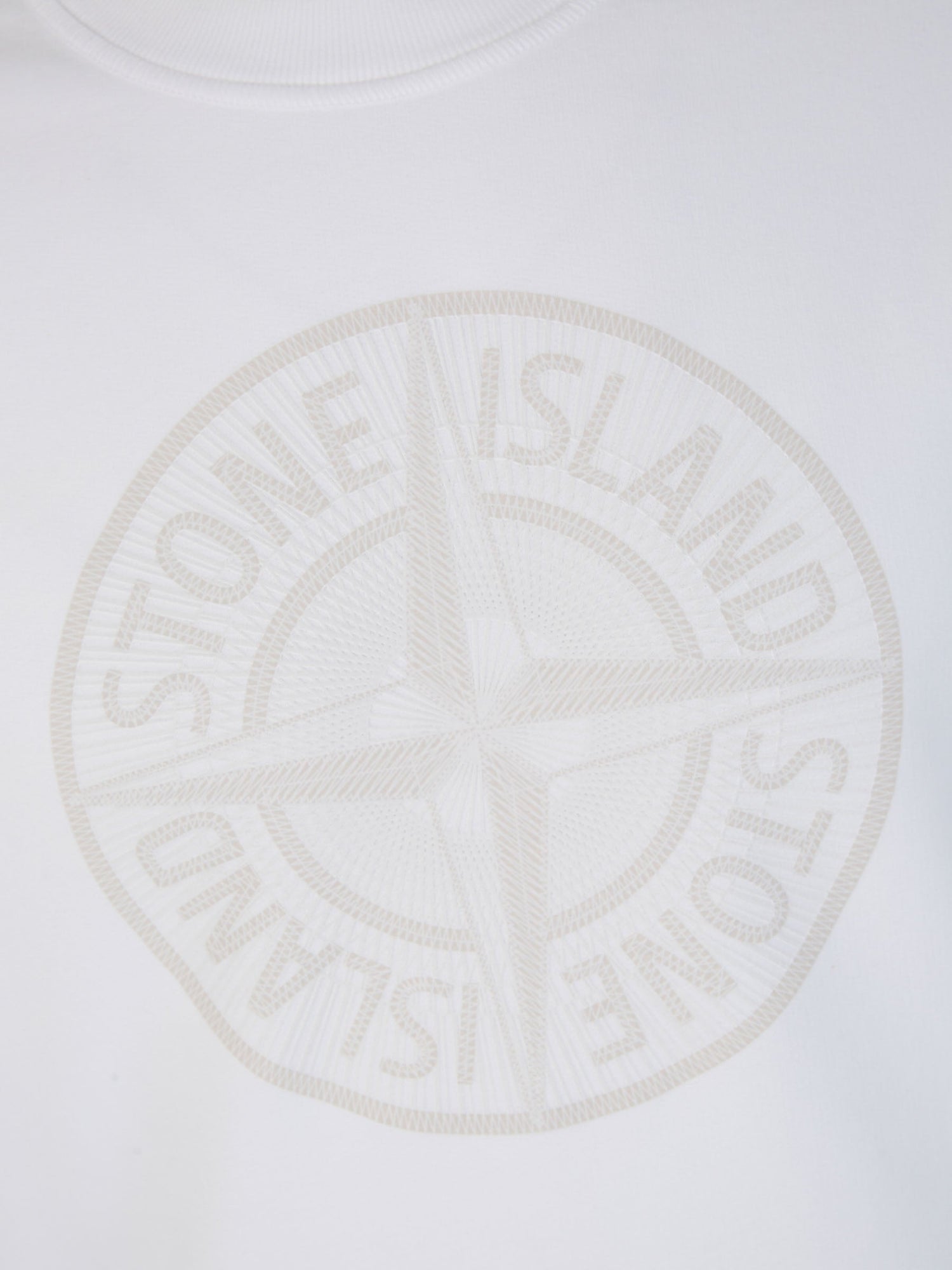 Stone Island Sudadera Logo Parche color Blanco sku 545-001438 02 - Foto 3