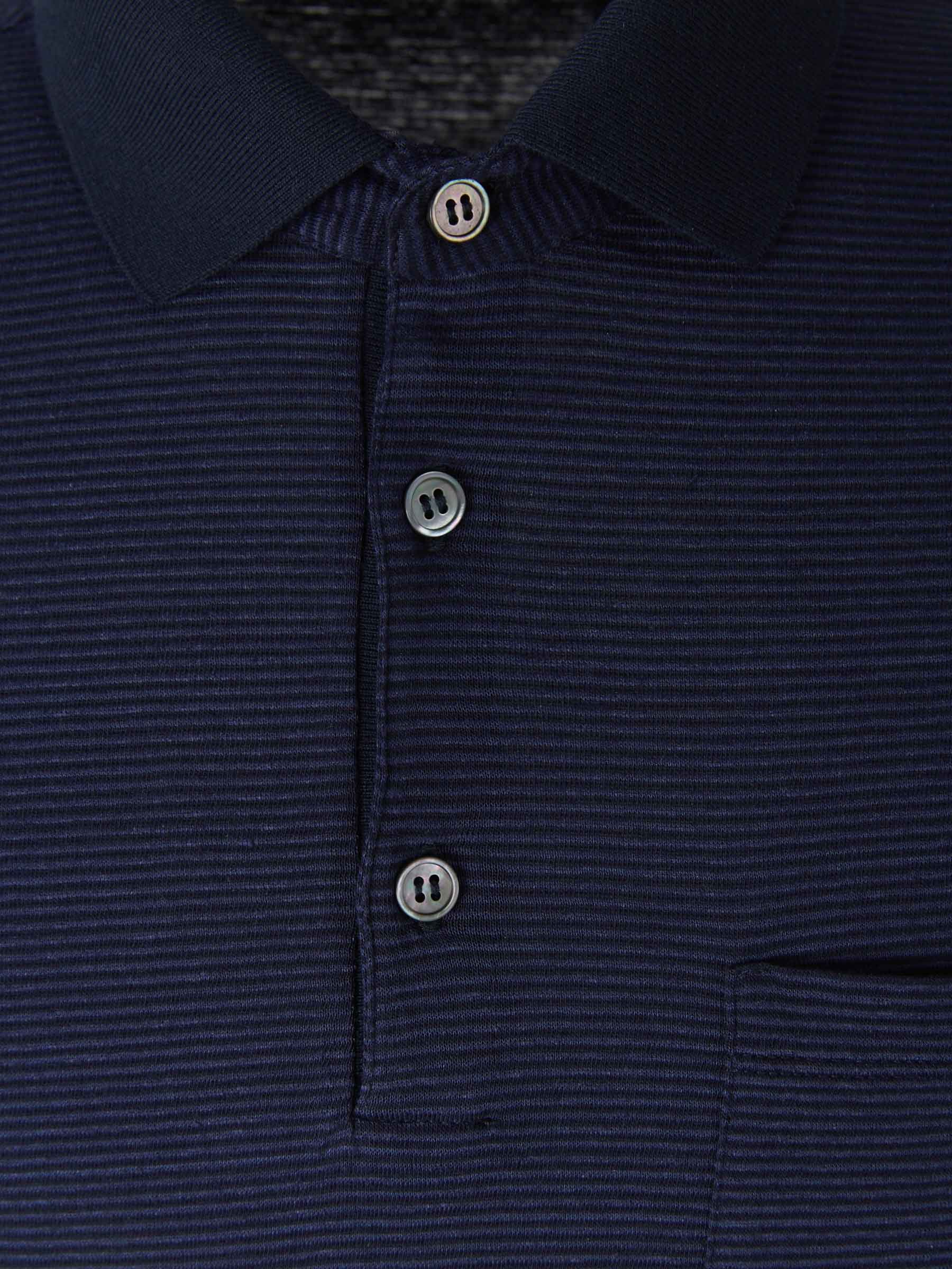 Outlet online Zanone Hombre Polo Rayas color Azul Marino sku 552-001131 01 - Foto 3