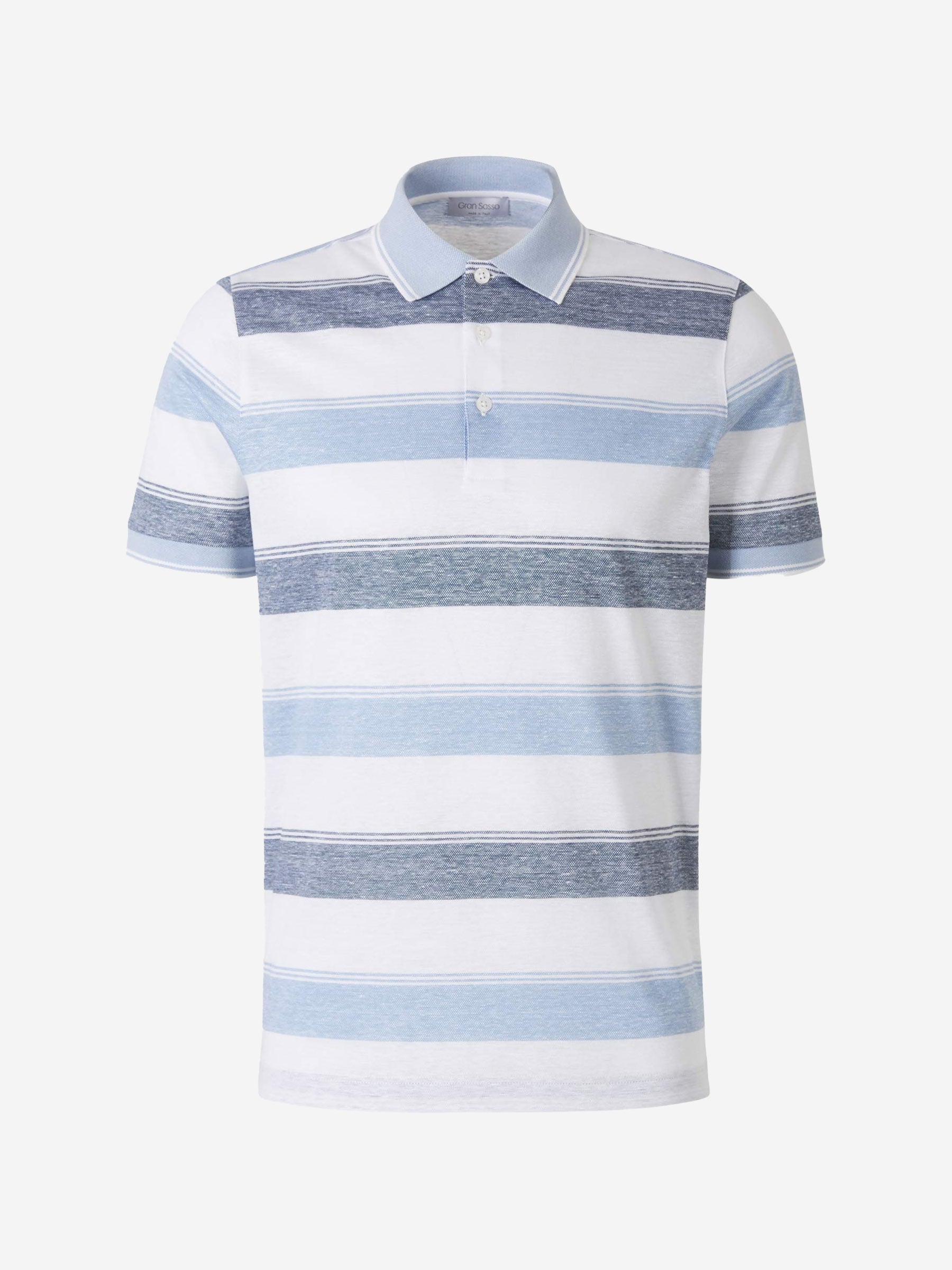 Gran Sasso Polo Rayas color Rosa Empolvado sku 552-001138 03 - Foto 5