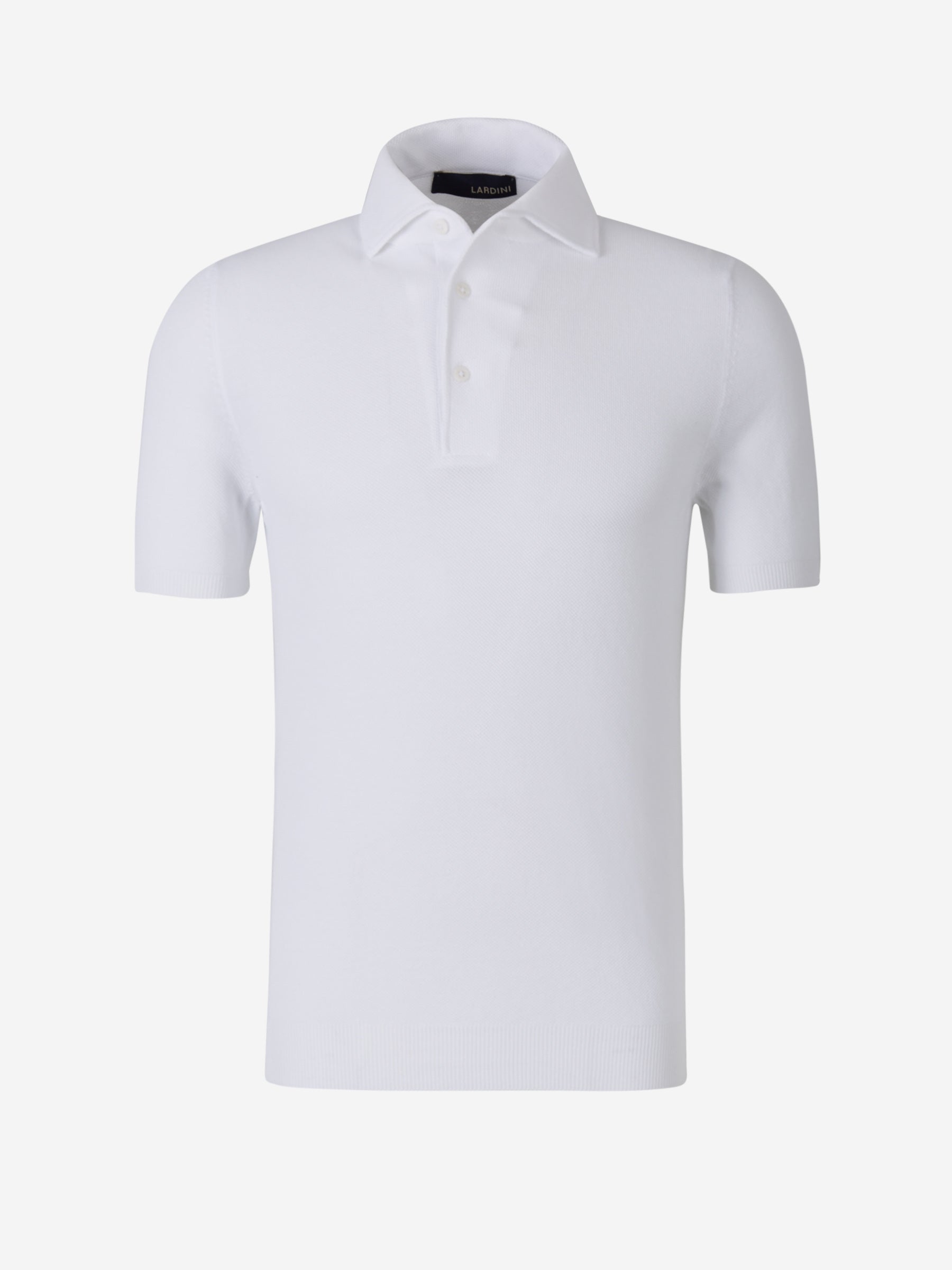 Outlet online Lardini Hombre Polo Piqué Algodón color Blanco sku 552-001186 01 - Foto 1