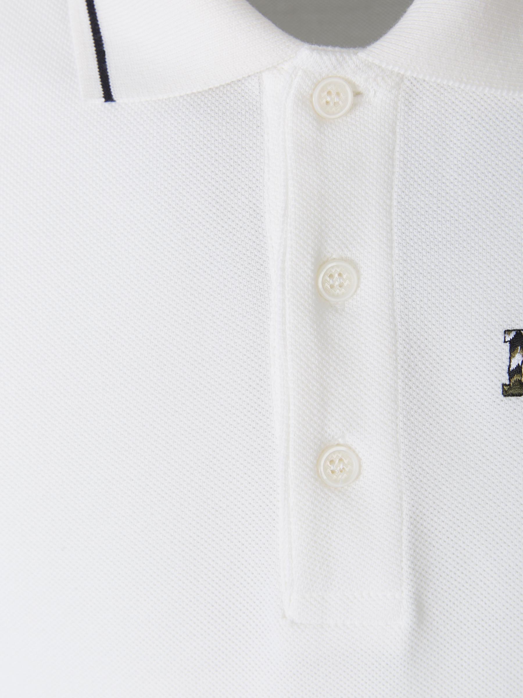 Outlet online Missoni Hombre Polo Piqué Logo color Blanco sku 552-001191 00 - Foto 3