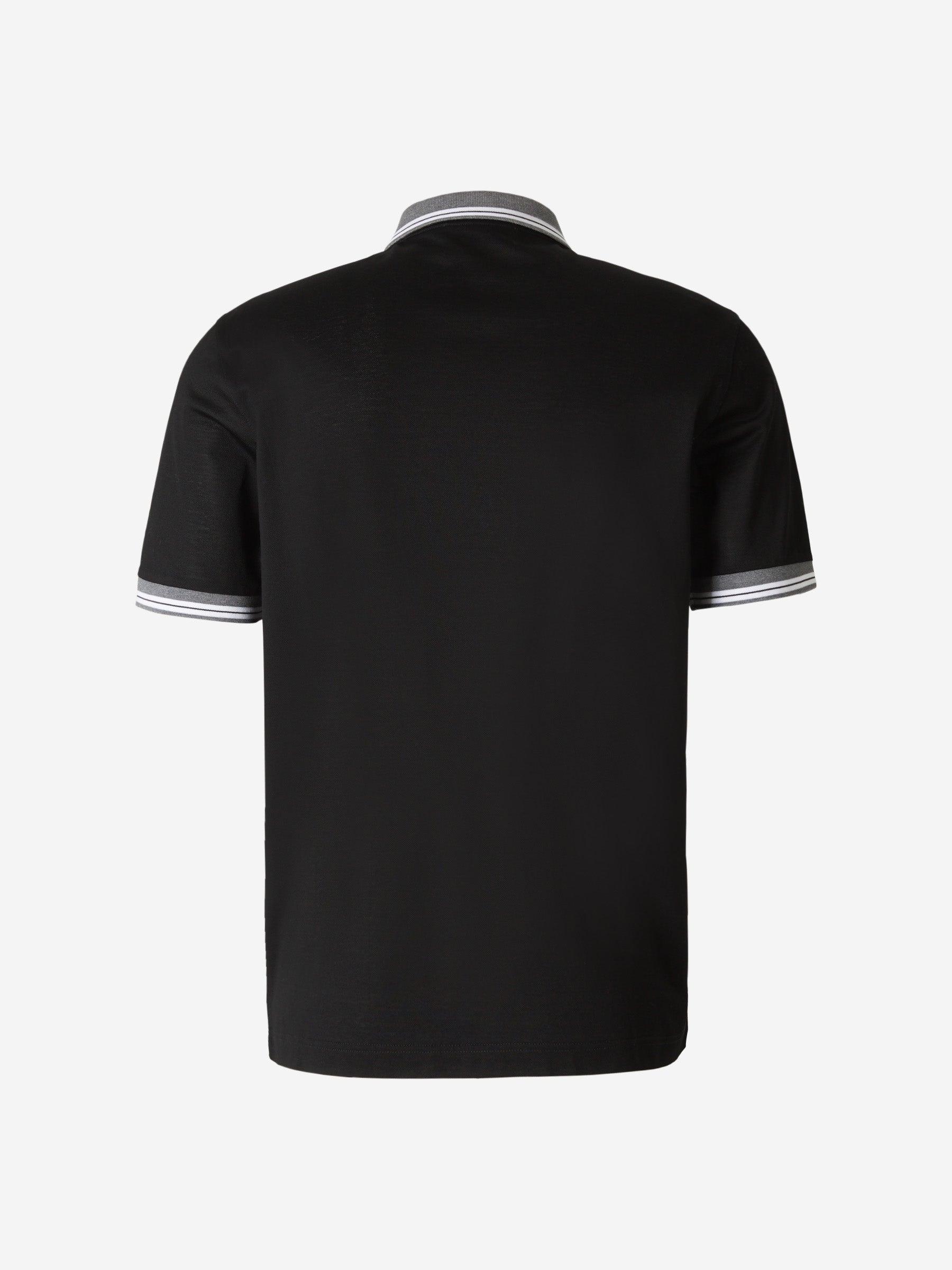 Gran Sasso Polo Piqué Bicolor Cremallera color Verde Oscuro sku 552-001223 04 - Foto 5