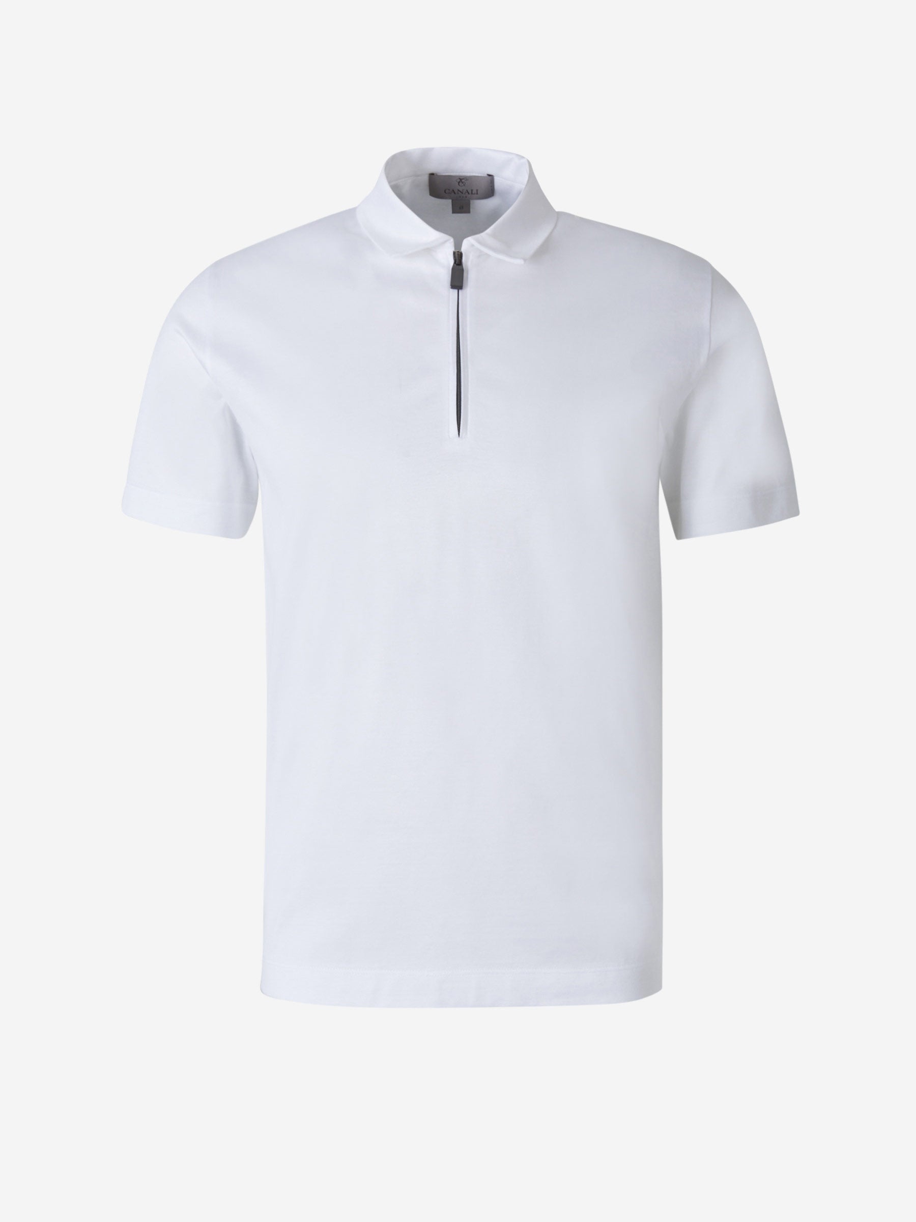 Outlet online Canali Hombre Polo Liso Cremallera color Negro sku 552-001233 03 - Foto 1
