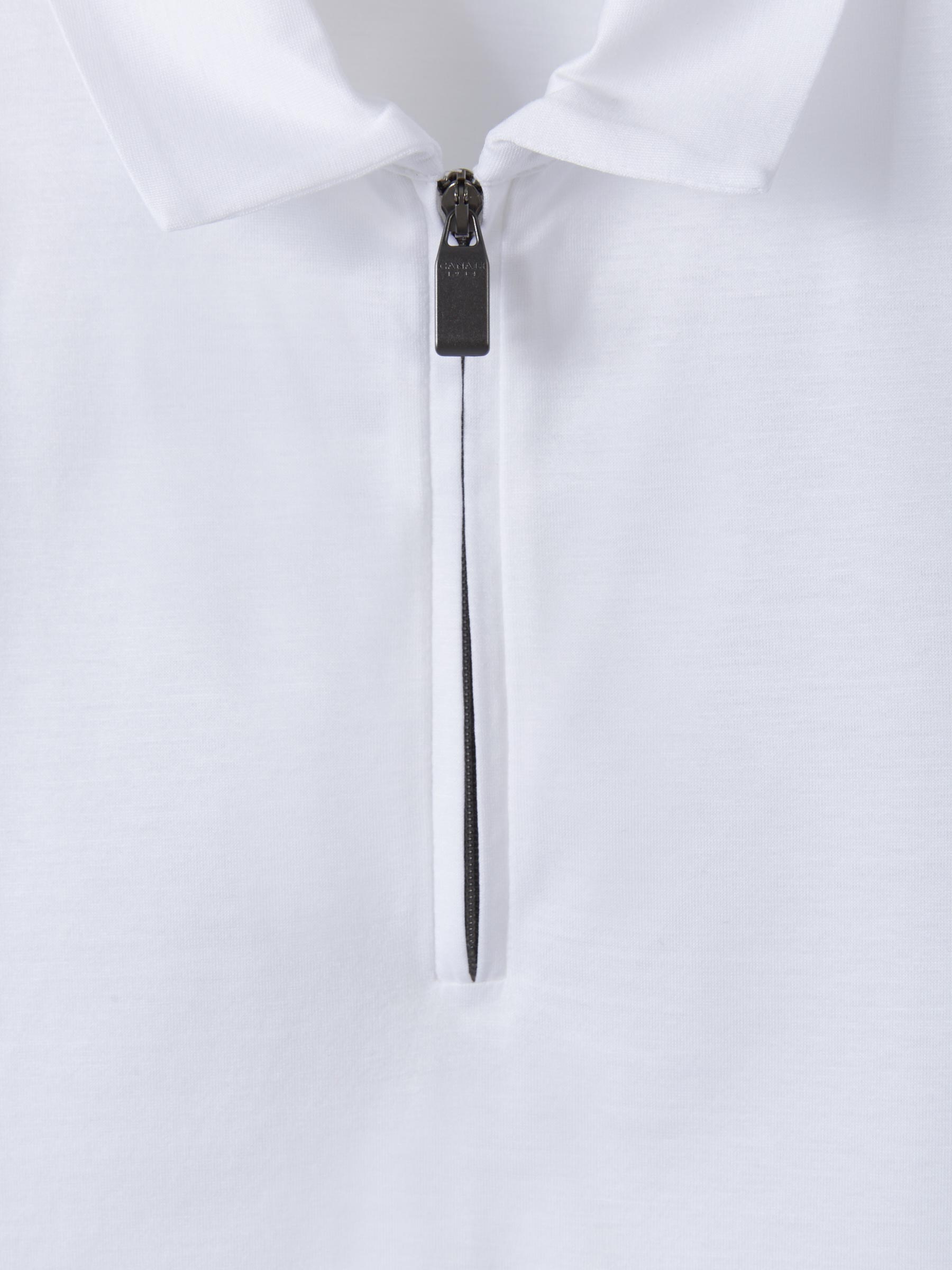 Outlet online Canali Hombre Polo Liso Cremallera color Negro sku 552-001233 03 - Foto 3