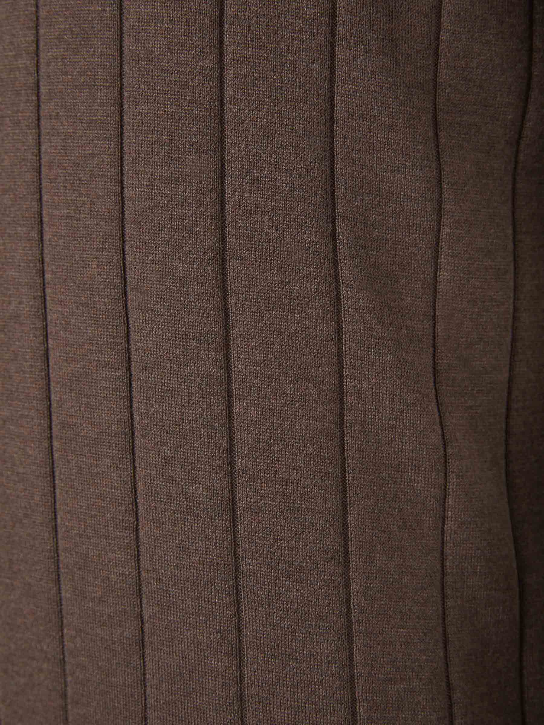 Outlet online Gran Sasso Hombre Polo Punto Seda color Marrón sku 552-001319 02 - Foto 8