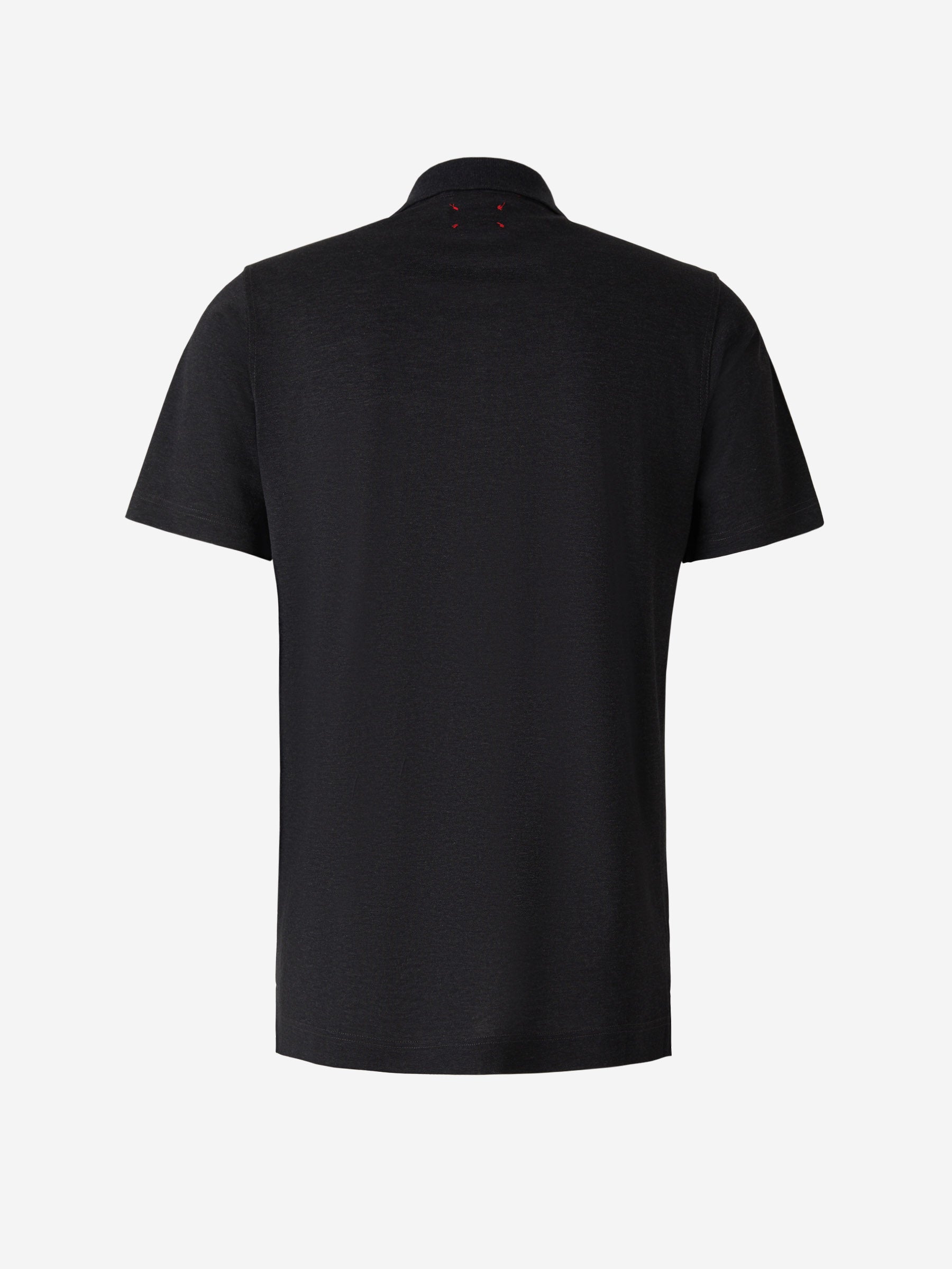 Kiton Polo Algodón Cremallera color Gris Oscuro sku 552-001352 01 - Foto 2