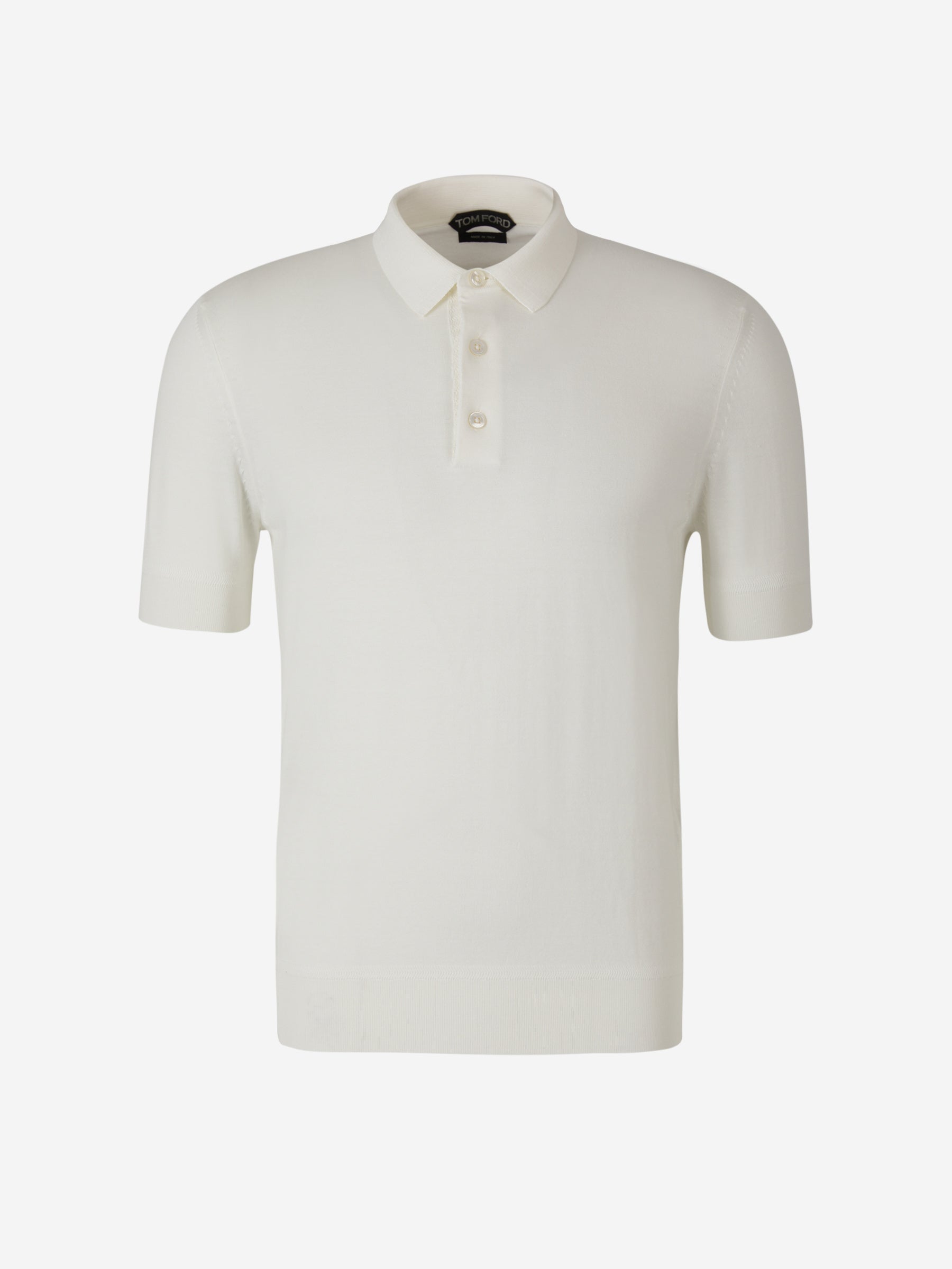Tom Ford Polo Liso Algodón color Negro sku 552-001379 02 - Foto 1