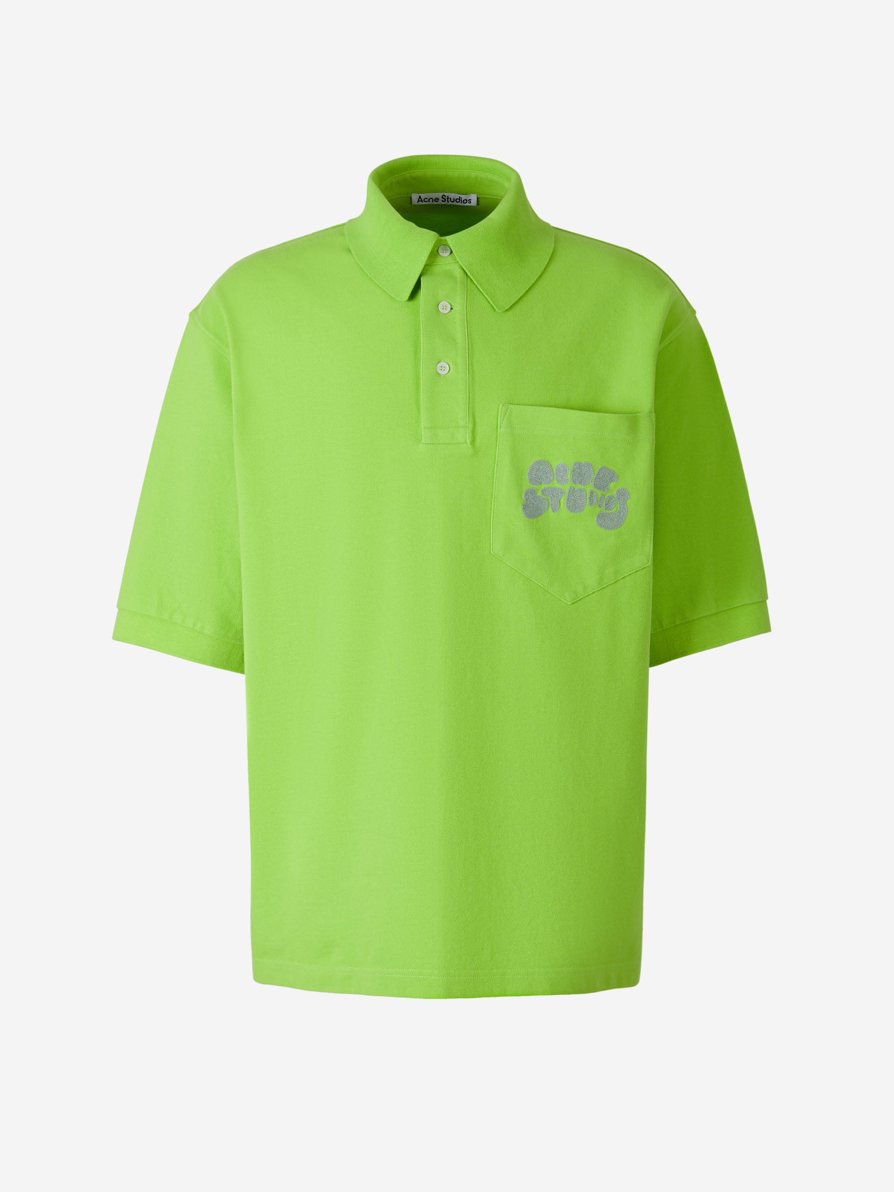 Outlet online Acne Studios Hombre Polo Detalle Bolsillo color Verde Claro sku 552-001382 01 - Foto 1