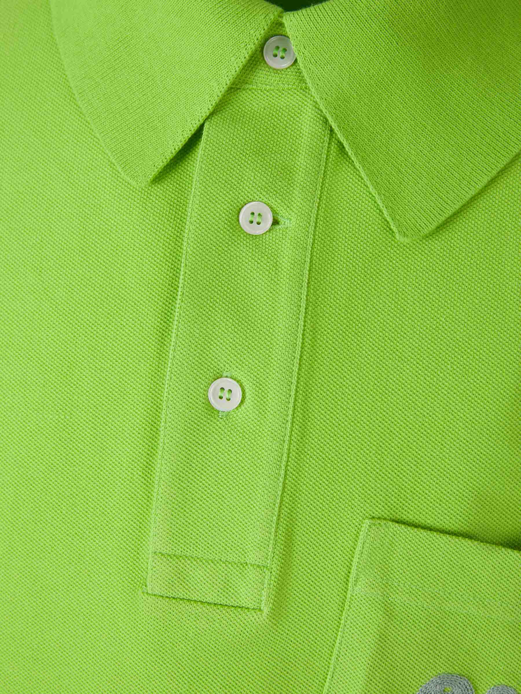 Outlet online Acne Studios Hombre Polo Detalle Bolsillo color Verde Claro sku 552-001382 01 - Foto 3