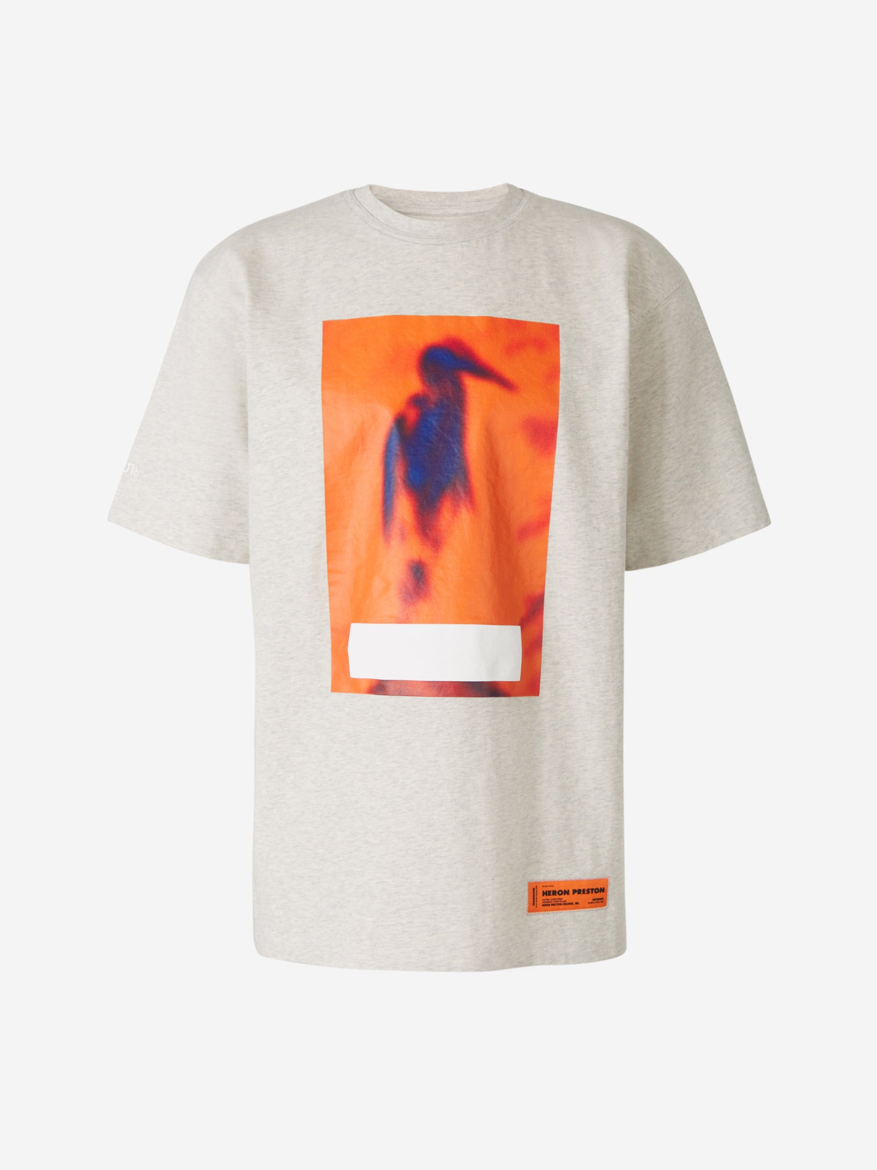 Heron Preston Camiseta Estampado Censored color Gris Claro sku 553-002393 02 - Foto 1