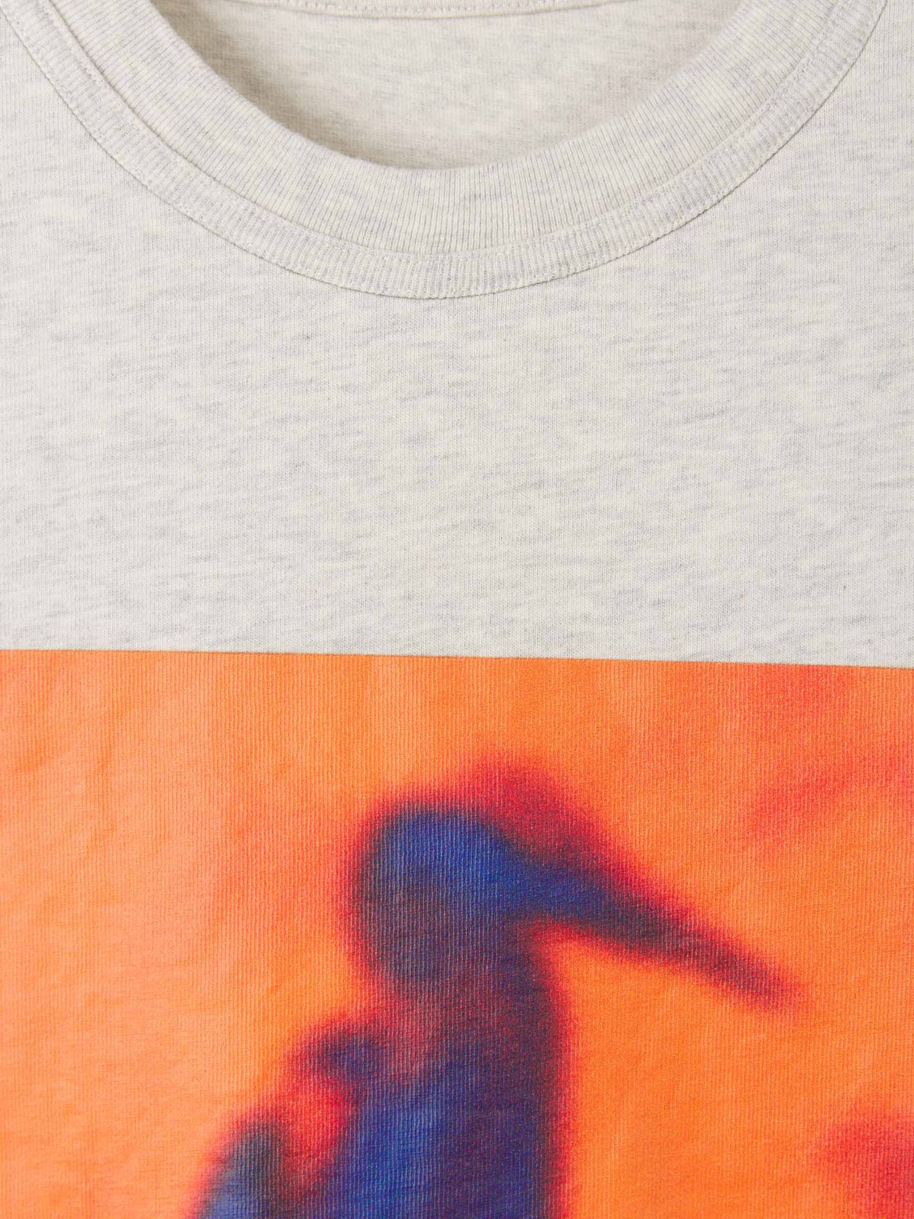 Heron Preston Camiseta Estampado Censored color Gris Claro sku 553-002393 02 - Foto 3
