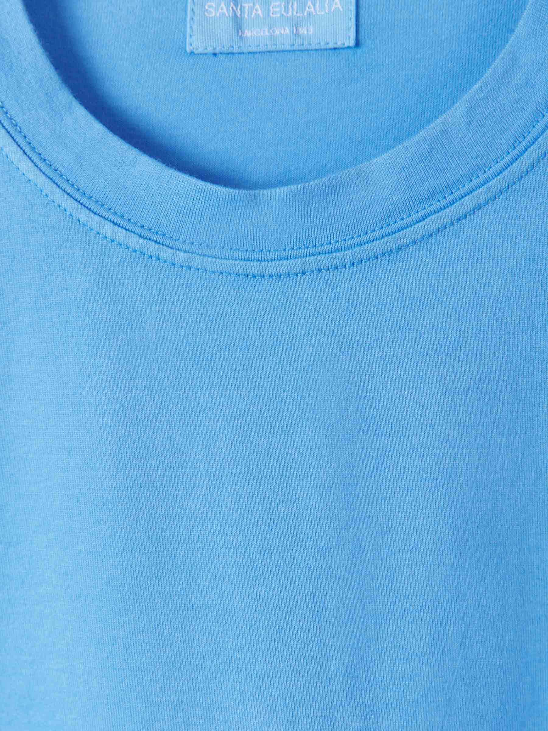 Santa Eulalia Camiseta Lisa Algodón color Verde Claro sku 553-002539 04 - Foto 6