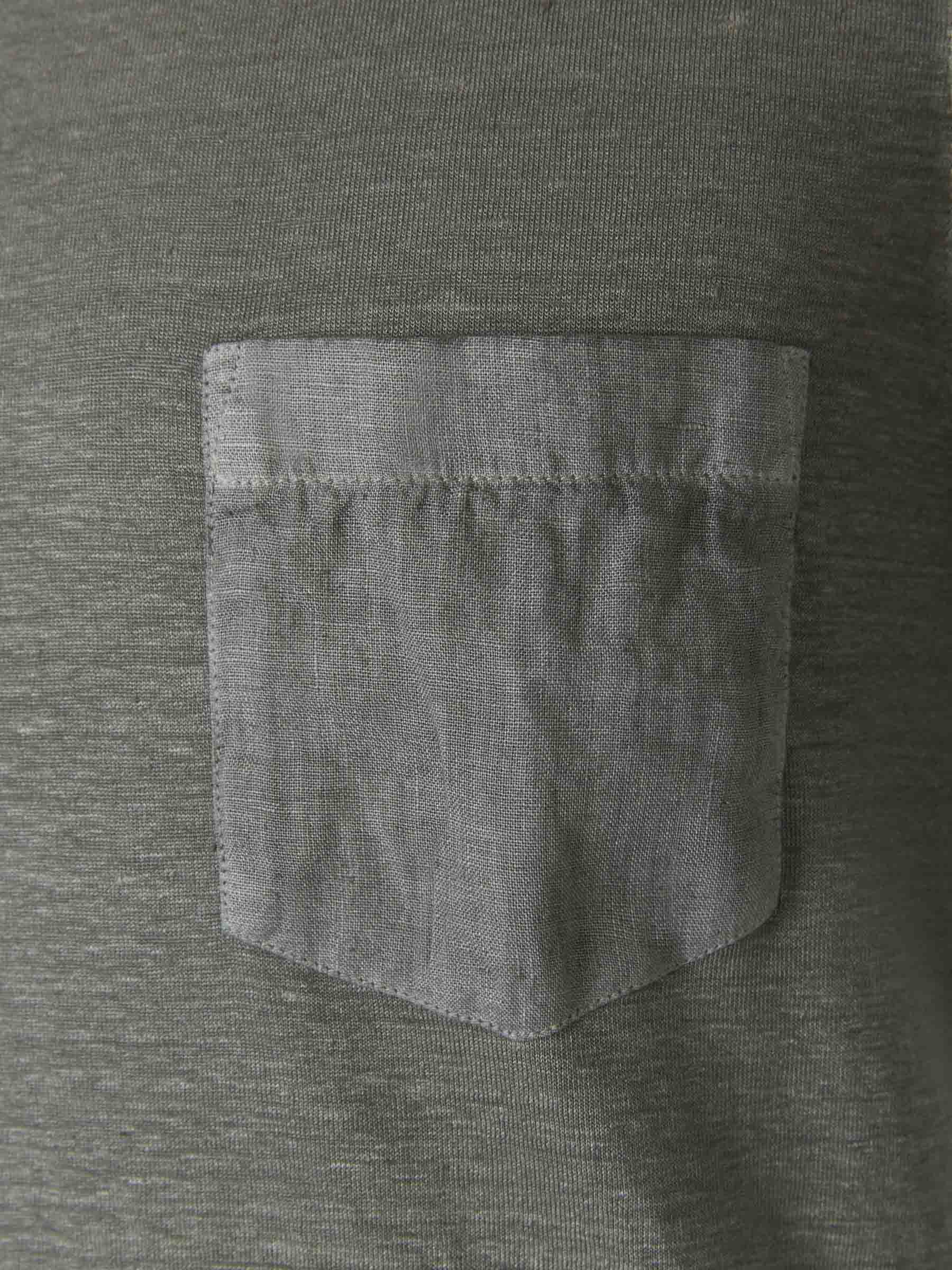 Santa Eulalia Camiseta Bolsillo Lino color Verde Militar sku 553-002540 03 - Foto 12