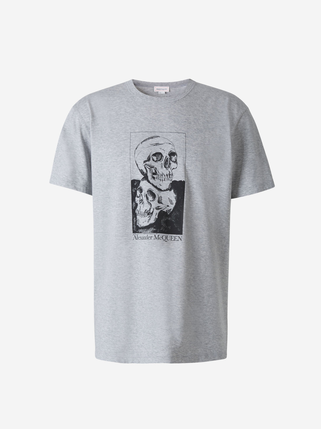 Alexander McQueen Camiseta Calavera Algodón color Negro sku 553-002655 01 - Foto 1