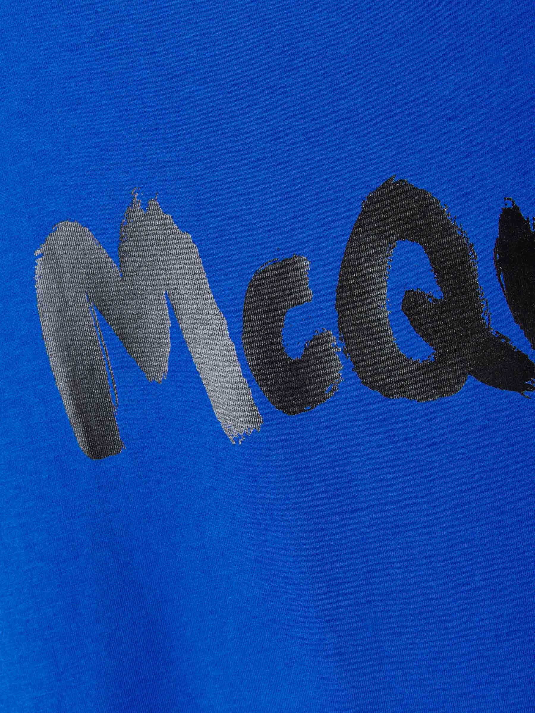 Alexander McQueen Camiseta Logo Estampado color Gris Claro sku 553-002656 03 - Foto 9