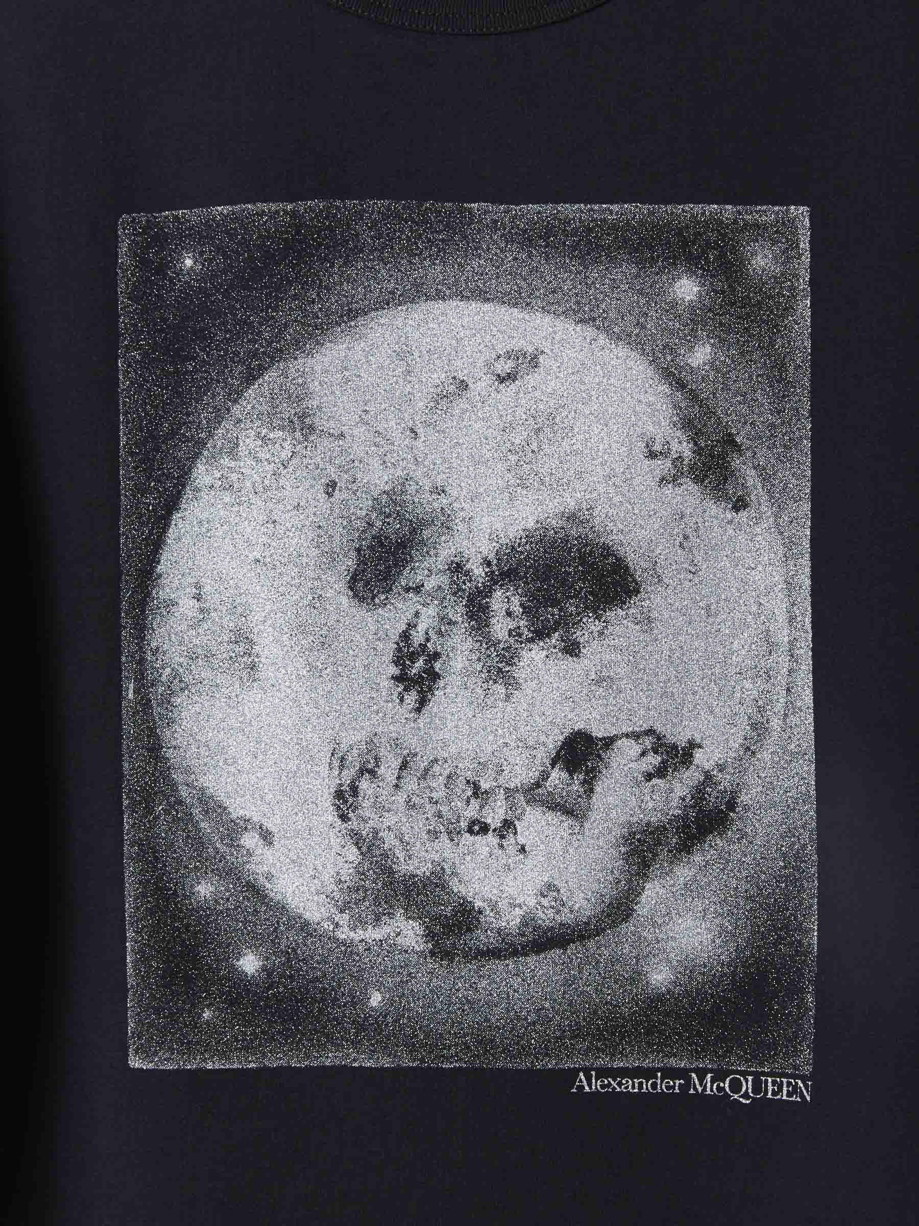 Alexander McQueen Camiseta Gráfico Estampado color Negro sku 553-002658 01 - Foto 4