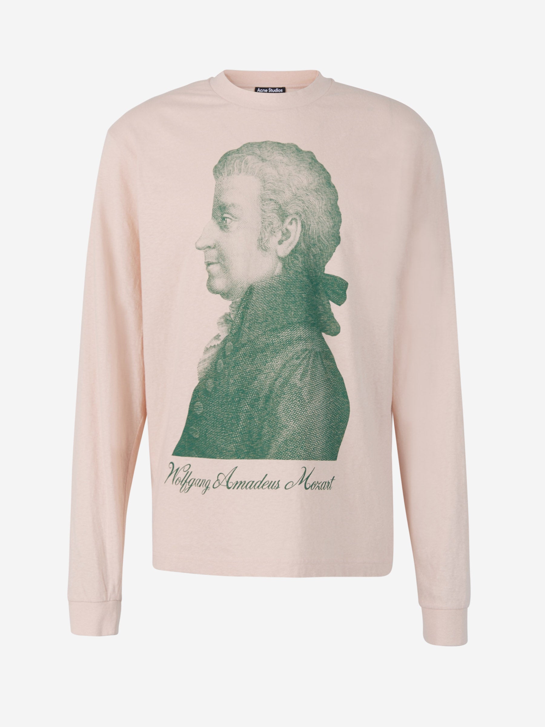 Acne Studios Camiseta Gráfico Estampado color Negro sku 553-002728 01 - Foto 1