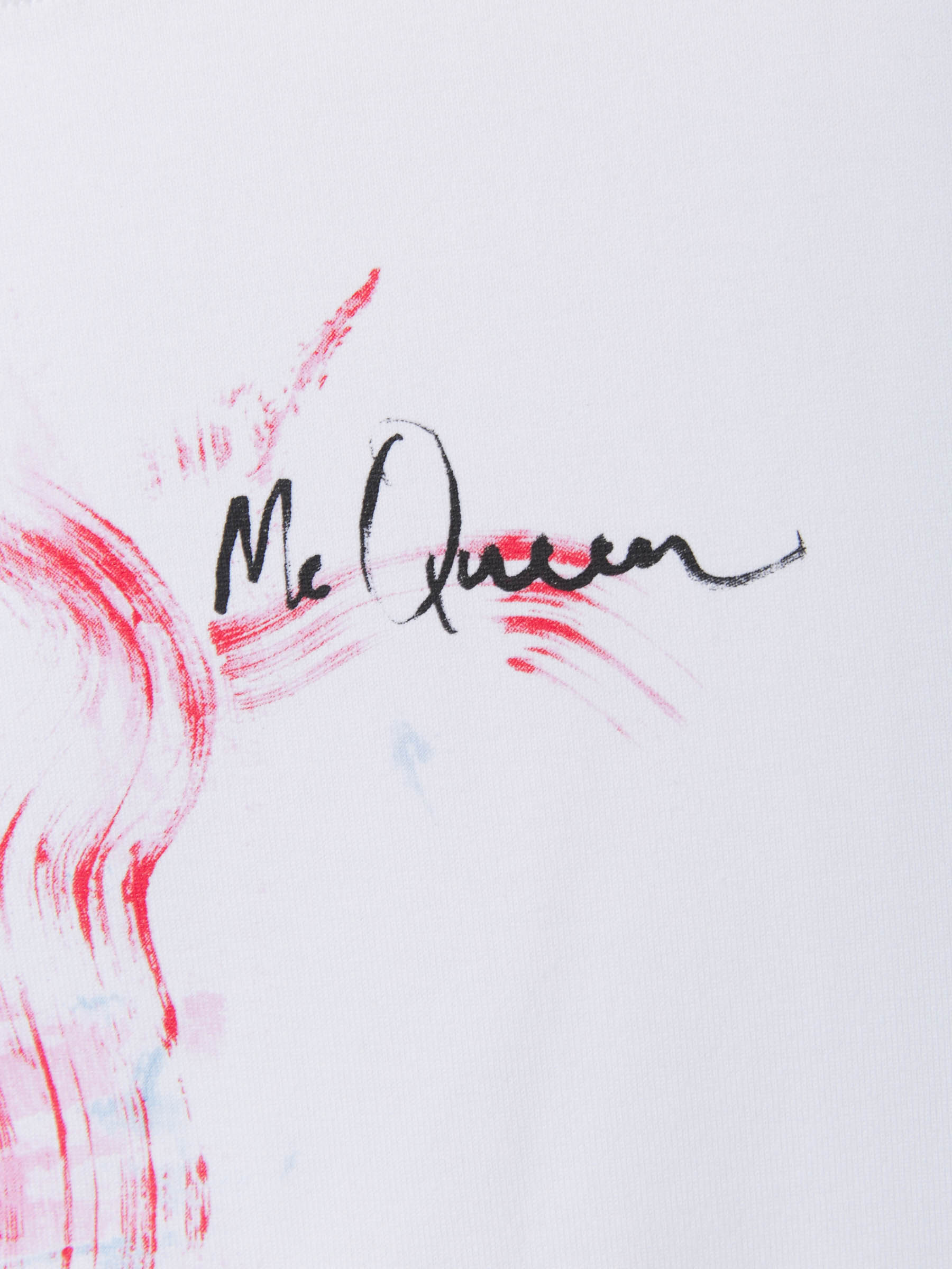 Alexander McQueen Camiseta Calavera Abstracta color Blanco sku 553-002771 00 - Foto 4