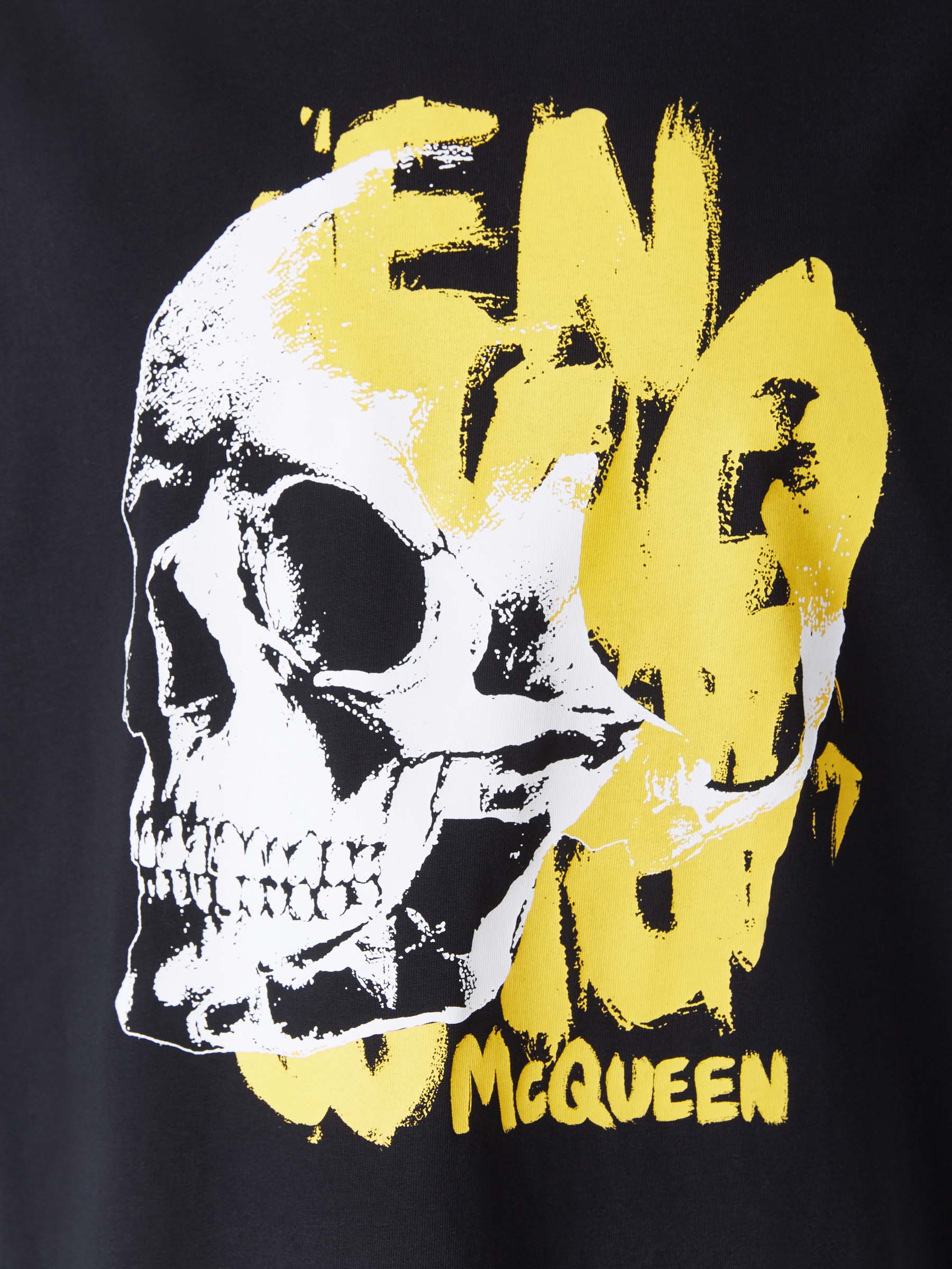 Alexander McQueen Camiseta Estampado Calavera color Negro sku 553-002773 01 - Foto 4