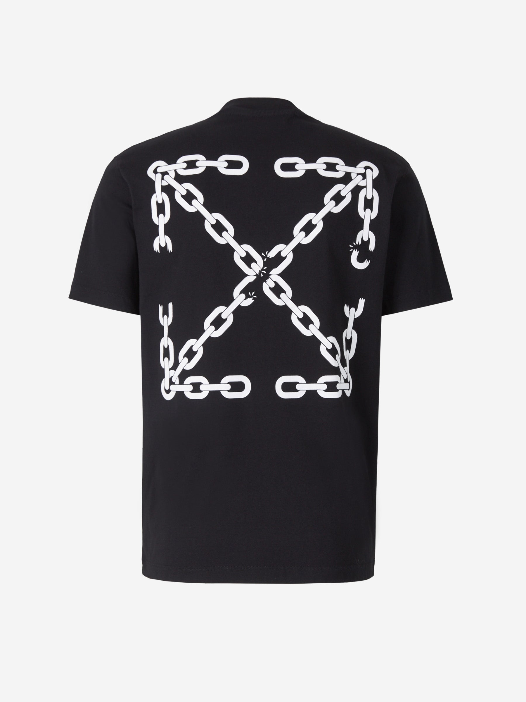 Off-White Camiseta Arrow Cadena color Negro sku 553-002775 00 - Foto 2