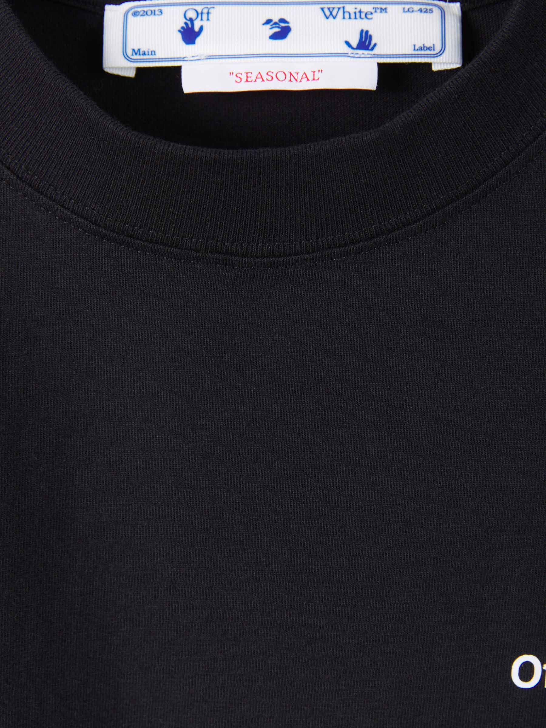 Off-White Camiseta Arrow Cadena color Negro sku 553-002775 00 - Foto 3