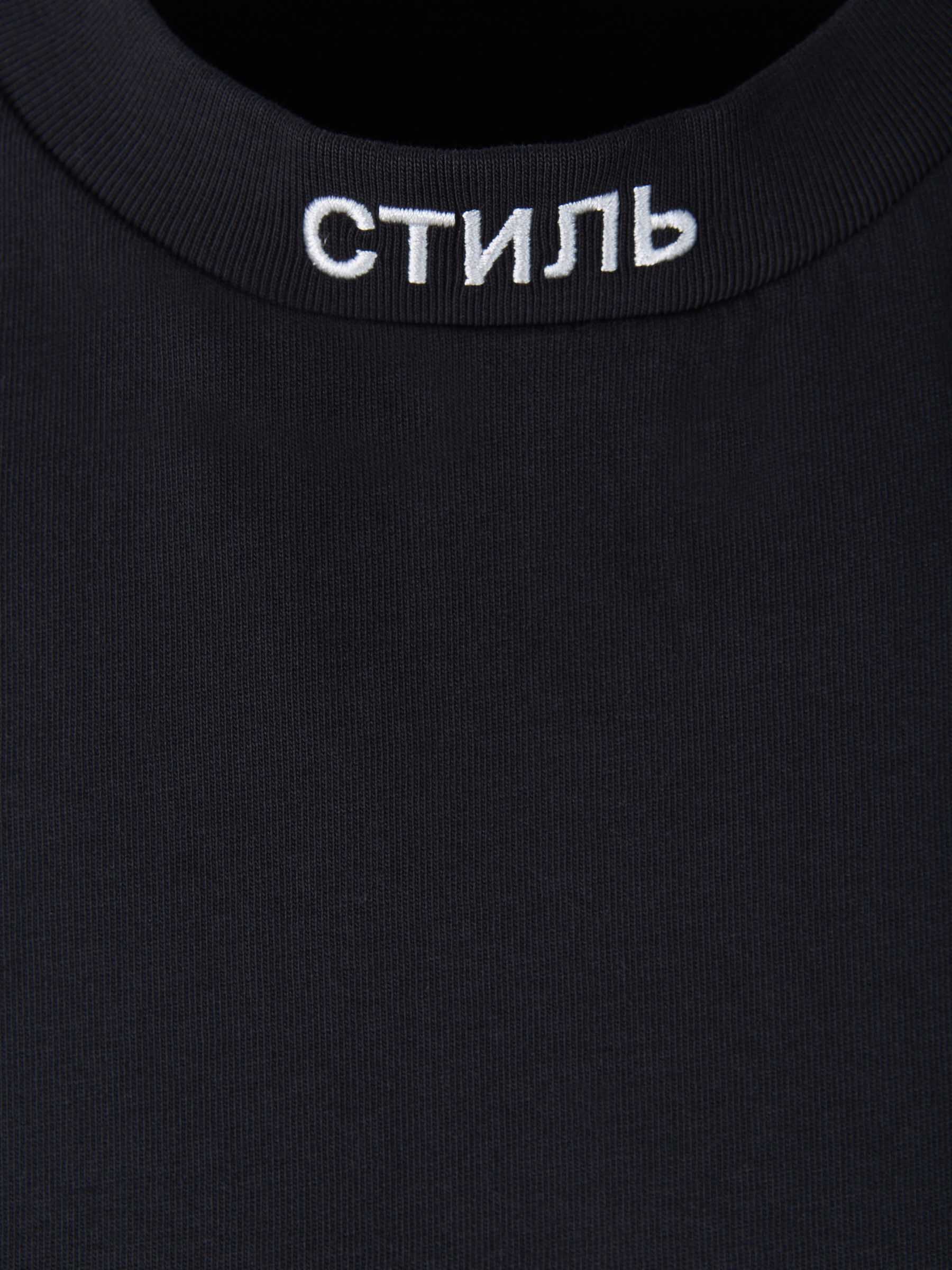 Heron Preston Camiseta Logo Algodón color Negro sku 553-002787 02 - Foto 3