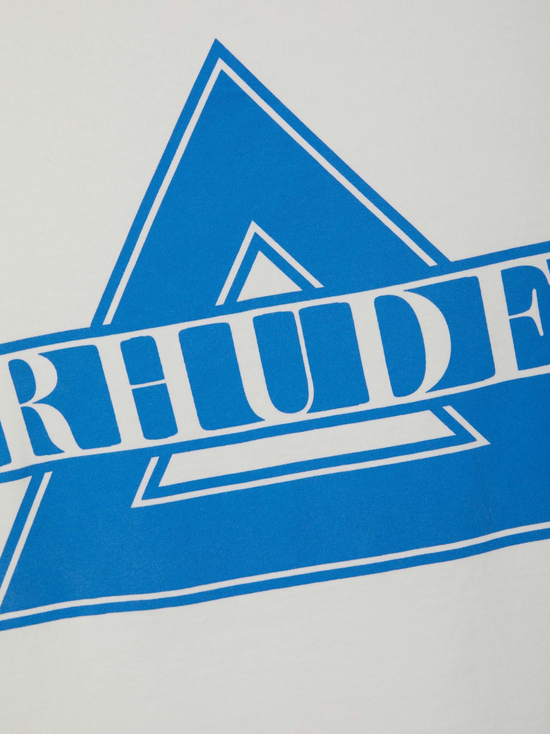 Rhude Camiseta Logo Triangle color Blanco sku 553-002801 01 - Foto 4