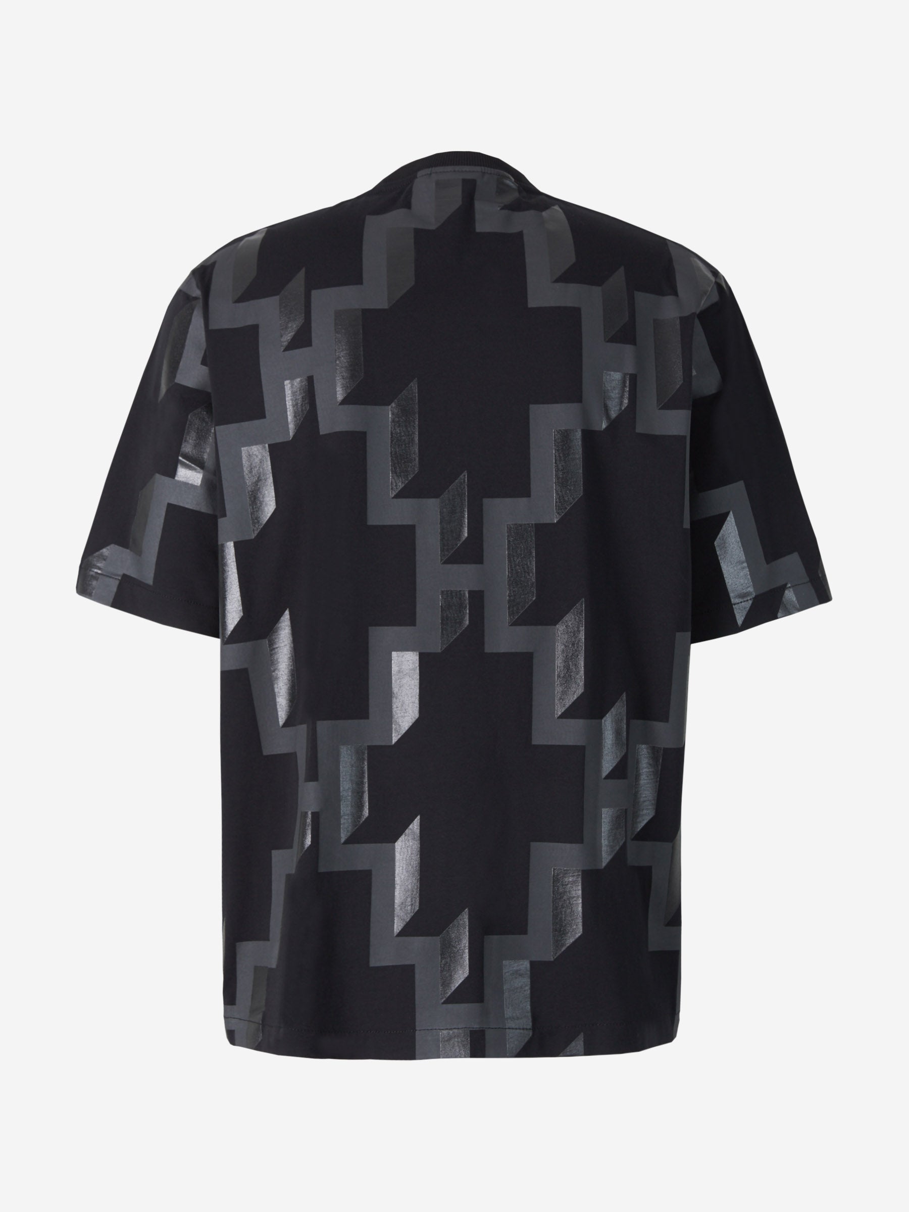 Marcelo Burlon Camiseta Cross Over color Negro sku 553-002840 01 - Foto 2
